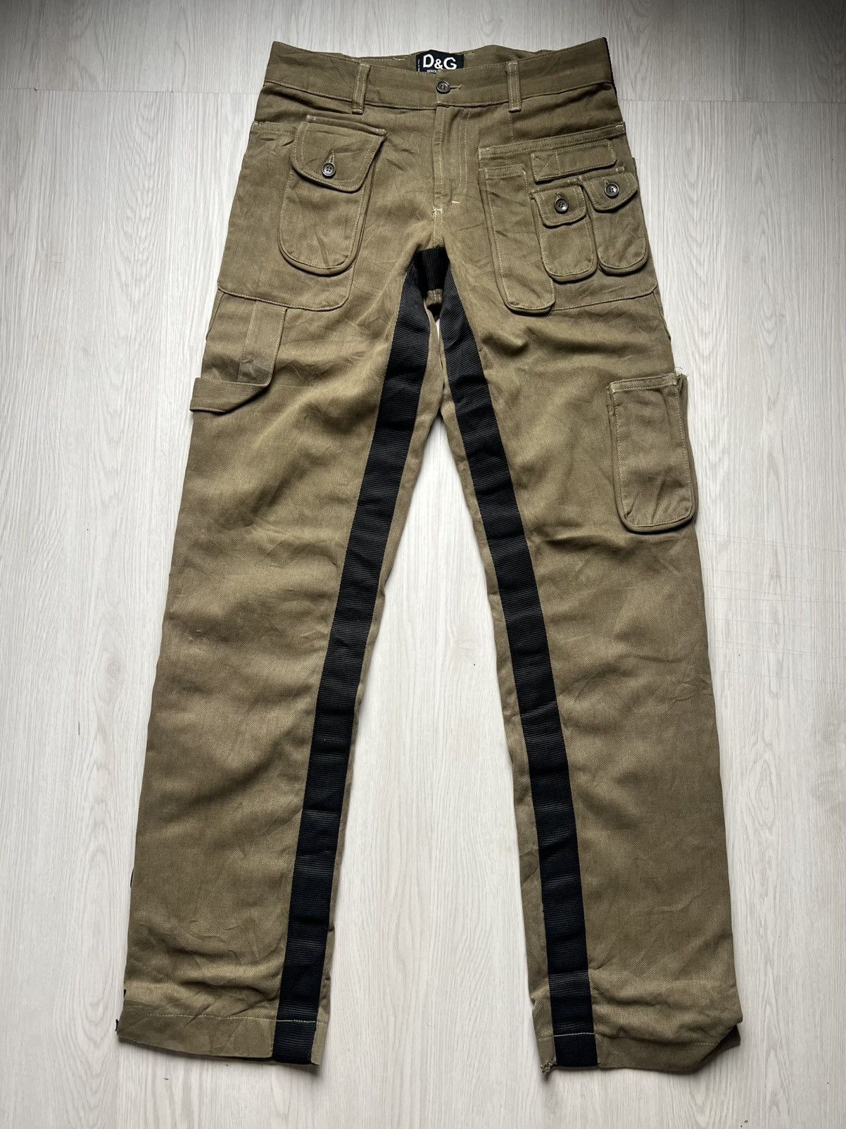 Dolce & Gabbana Iconic Dolce & Gabbana AW03 Bondage Utility Cargo Pants Size US 30 / EU 46 - 1 Thumbnail