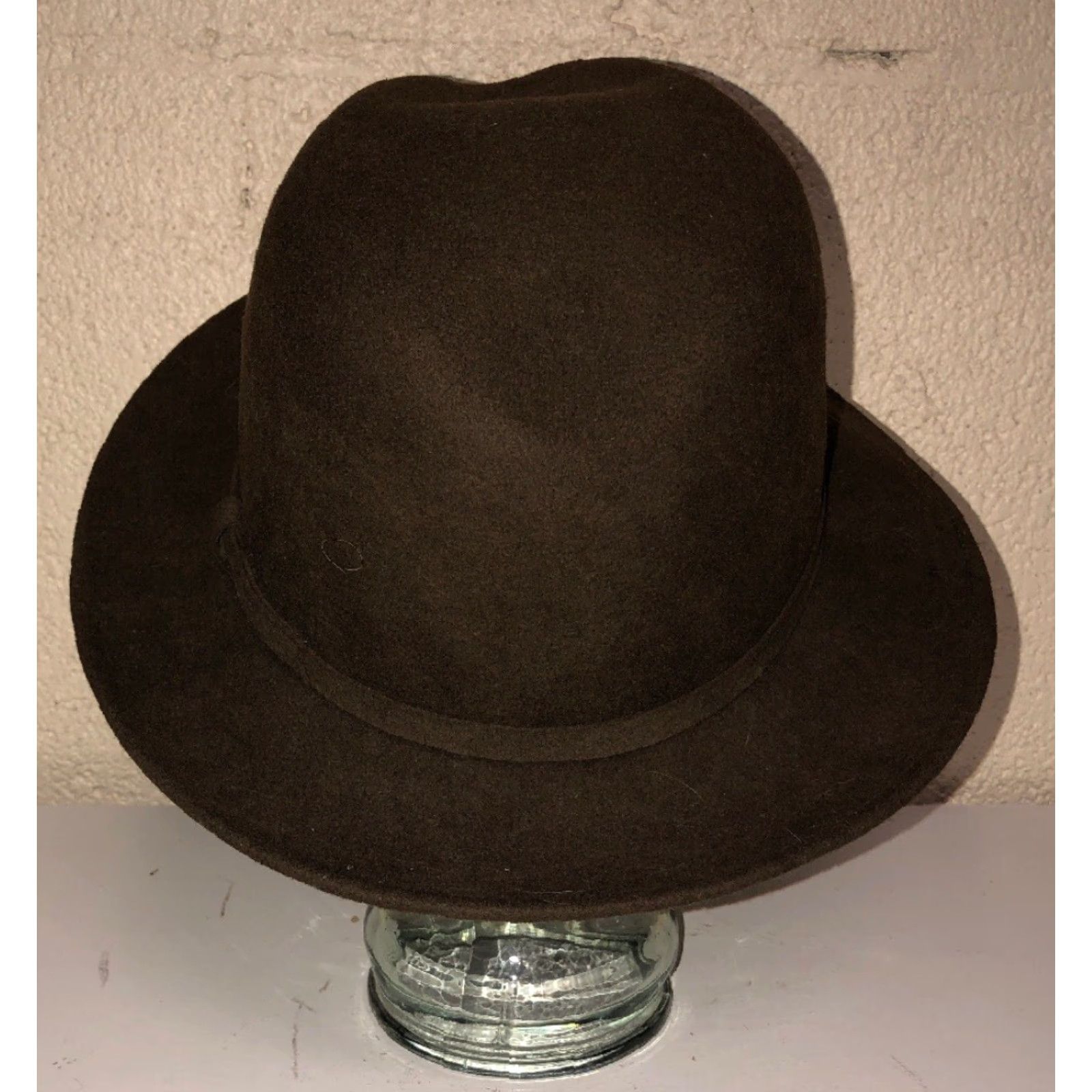 Vintage Schuman Of New Haven Brown Fitted Hat, Hat, Men, One Size, Brown, Fitted, Schuman Of New Haven, Hat Size ONE SIZE - 4 Thumbnail