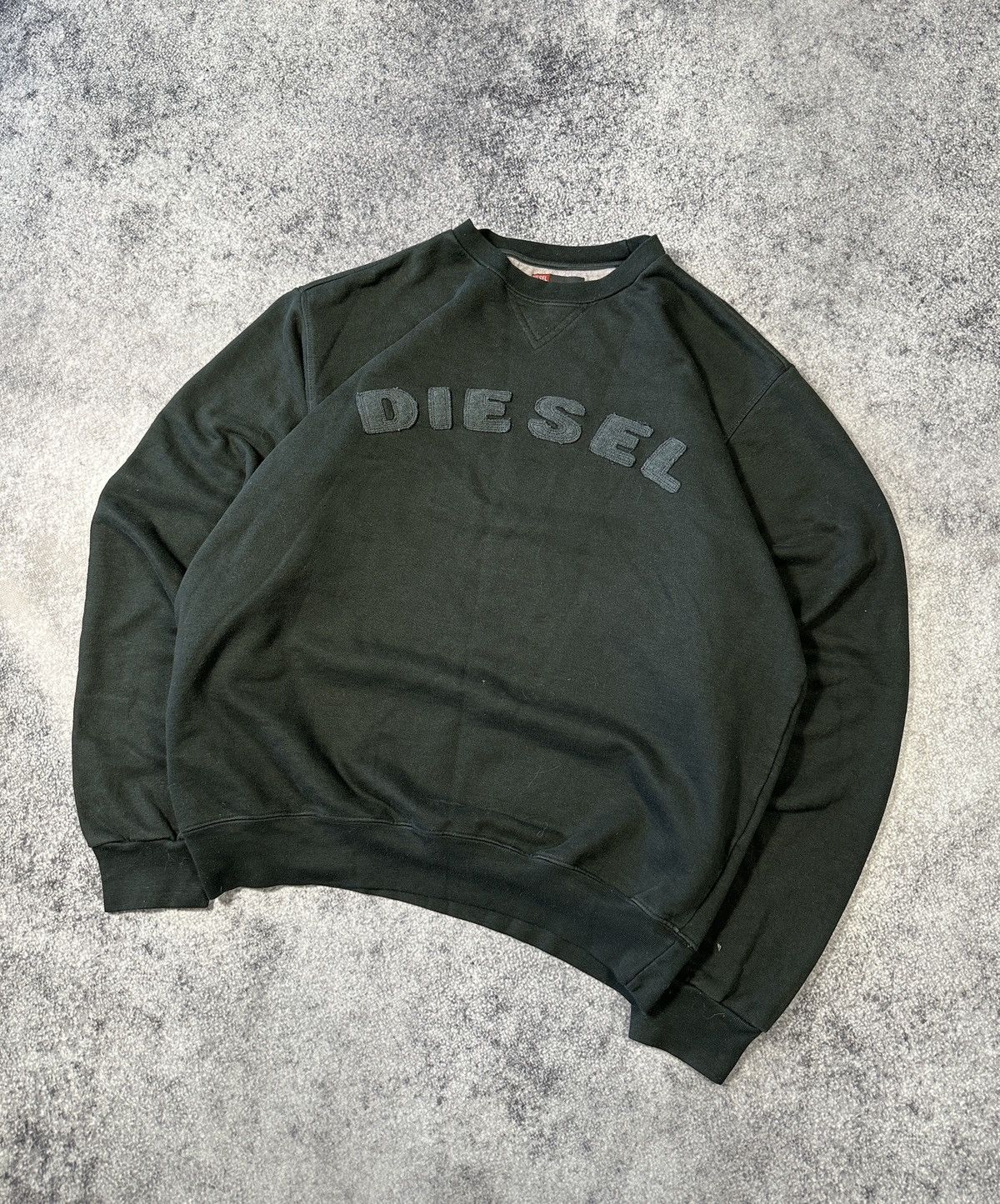 Diesel Y2K Vintage Diesel Big Logo Sweatshirt Avant Garde Opium USA Size US XL / EU 56 / 4 - 1 Thumbnail