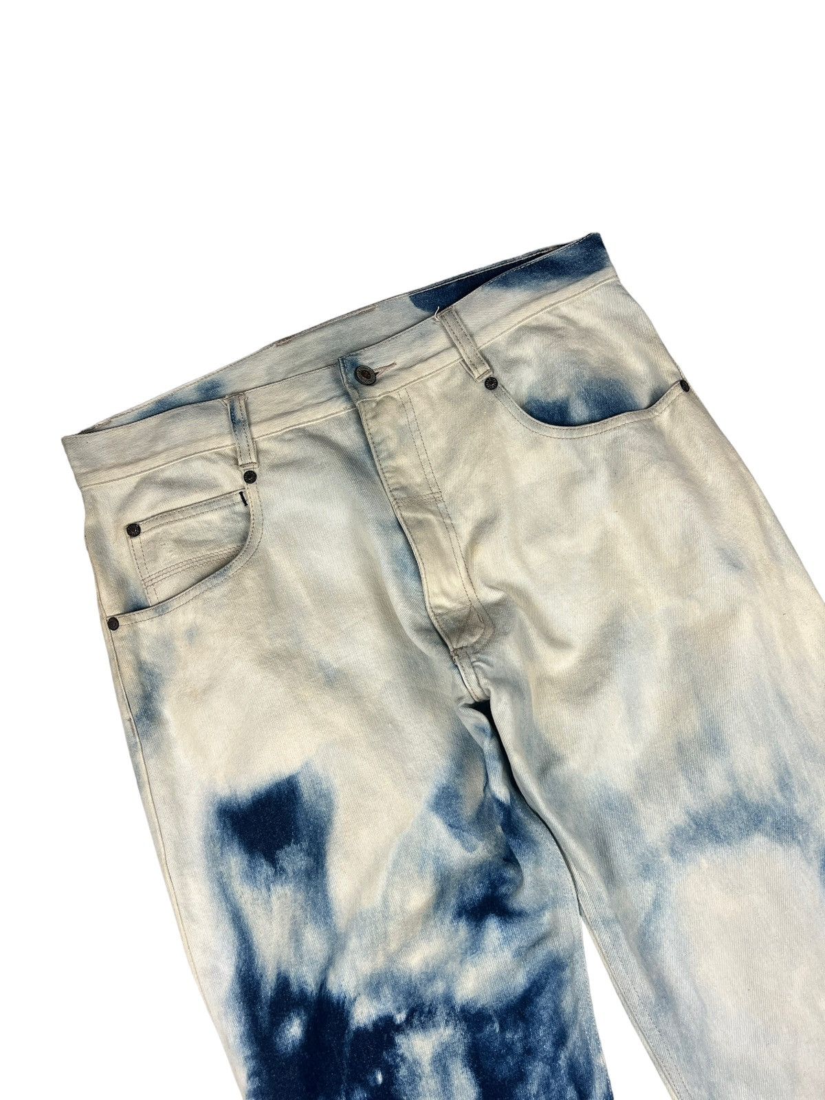 Marc Buchanan 1990 Pelle Pelle Marc Buchanan Acid Wash Tapered Jeans Size US 34 / EU 50 - 4 Thumbnail