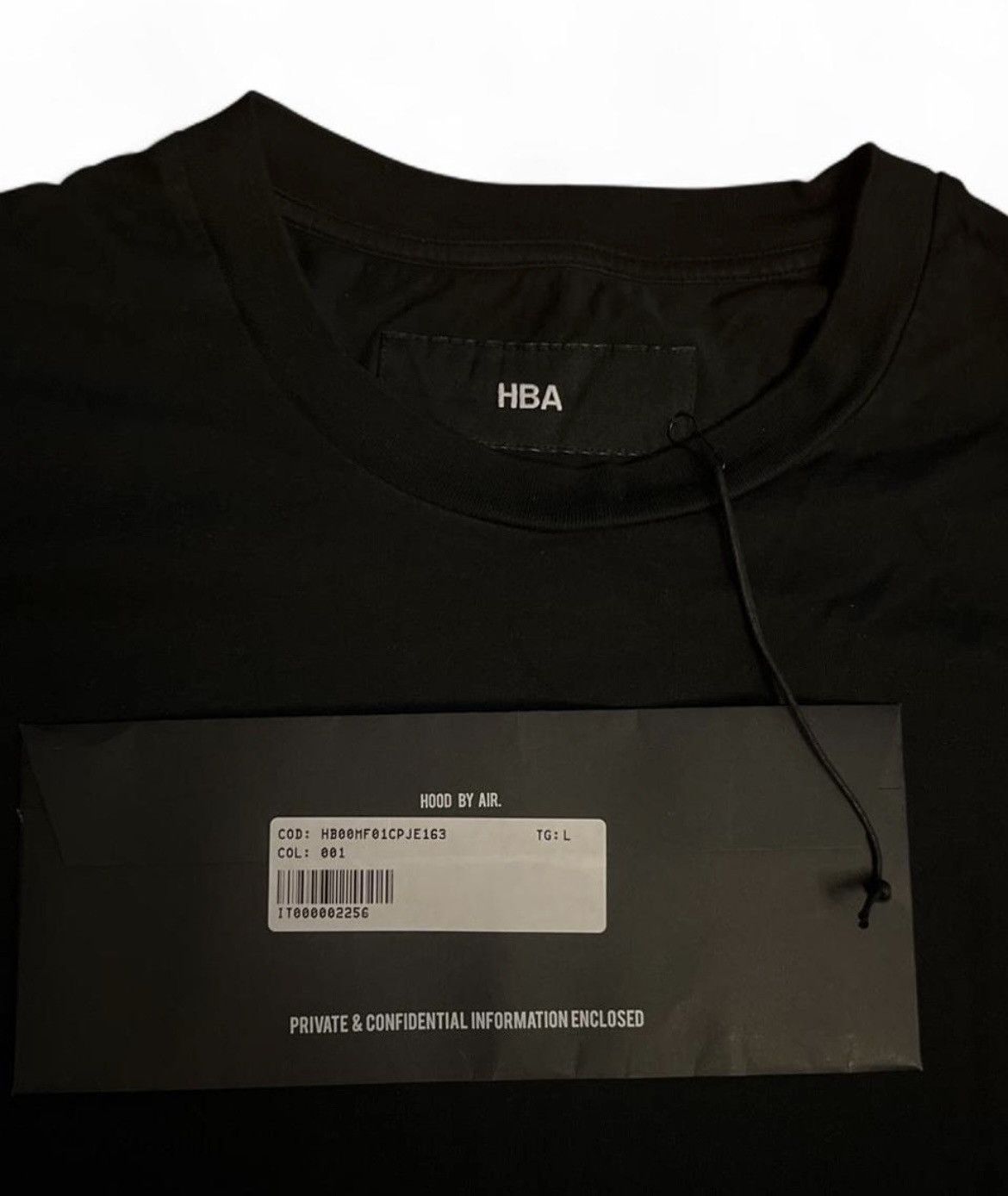 Hood By Air HBA black “HBATEX-69” T-shirt Size US L / EU 52-54 / 3 - 4 Thumbnail