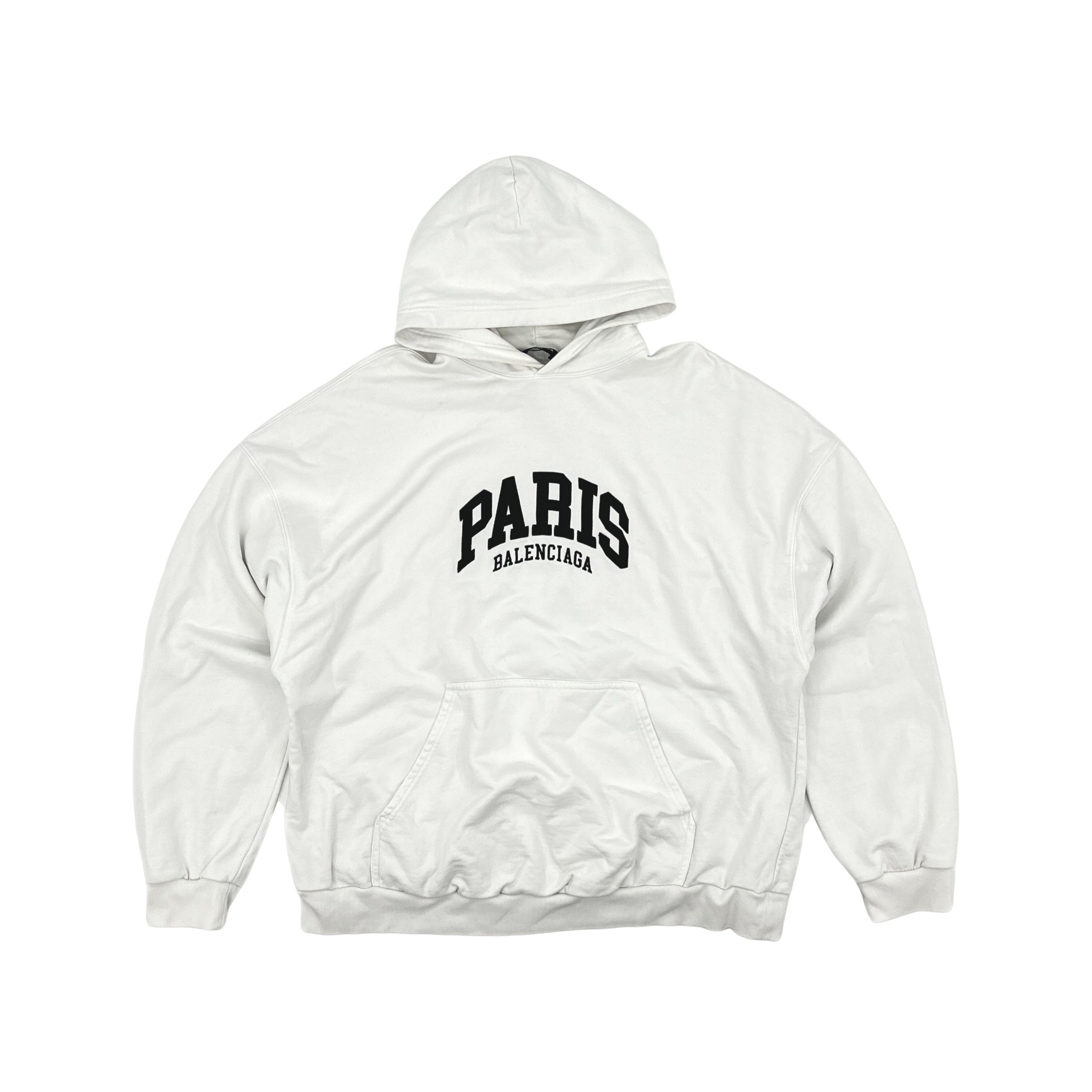 Balenciaga Balenciaga Paris Logo Hoodie US S Size US S / EU 44-46 / 1 - 1 Thumbnail