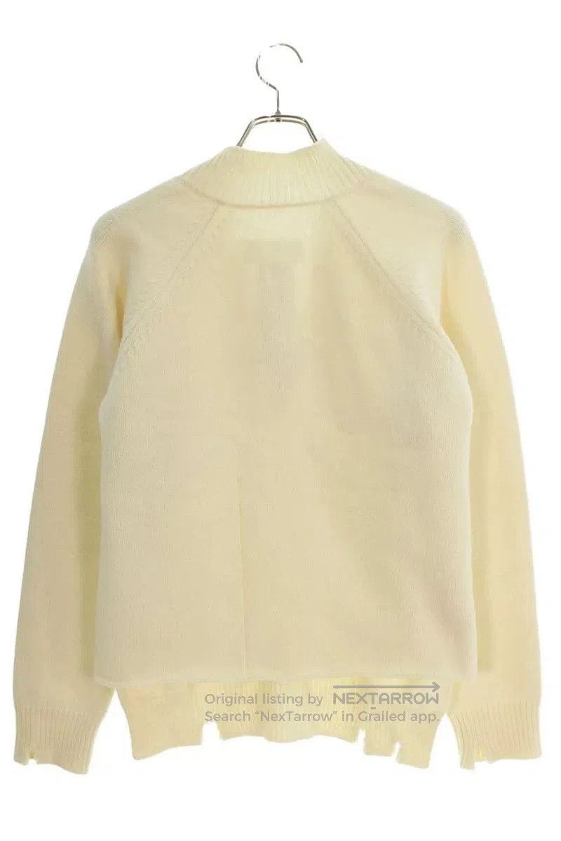 Maison Margiela Maison Margiela White Knit Sweater. Size S / US 4 / IT 40 - 2 Thumbnail