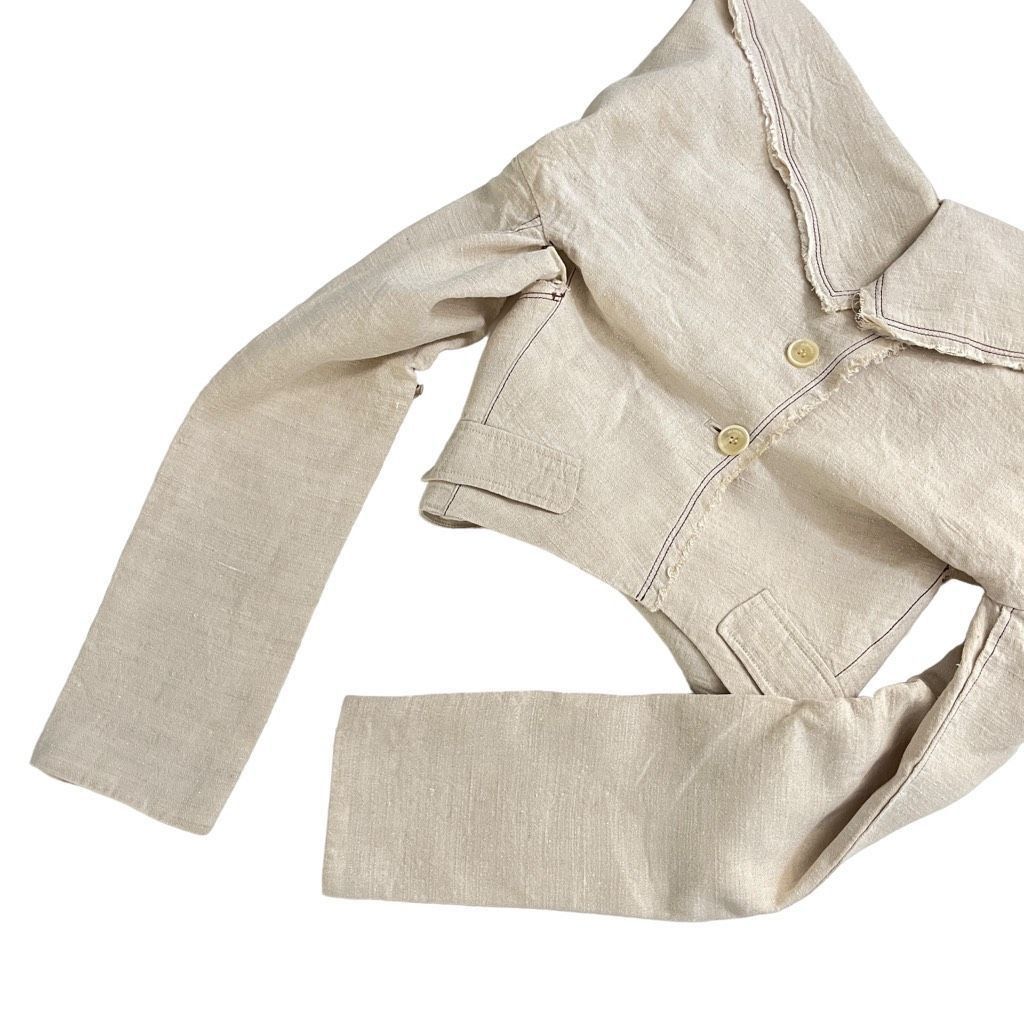 Jacquemus JACQUEMUS La Veste Camargue in Light Beige Size M / US 6-8 / IT 42-44 - 2 Thumbnail
