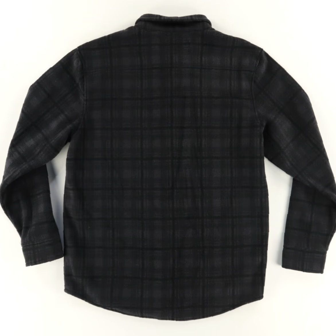 Threads 4 Thought Threads 4 Thought Shirt Men L Fleece Flannel Plaid Button Down Black Size US L / EU 52-54 / 3 - 4 Thumbnail