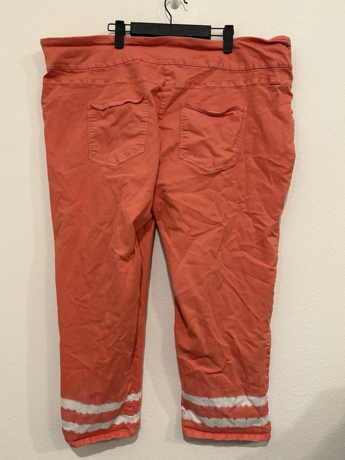 Other Ruby Rd Salmon Pink Jegging Jeans Women’s Plus Size 24W Size 42" / US 20 - 4 Thumbnail