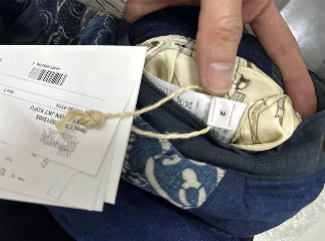 Visvim Visvim 101XX DOWN JKT KOFU Indigo Pattern Size US S / EU 44-46 / 1 - 15 Thumbnail