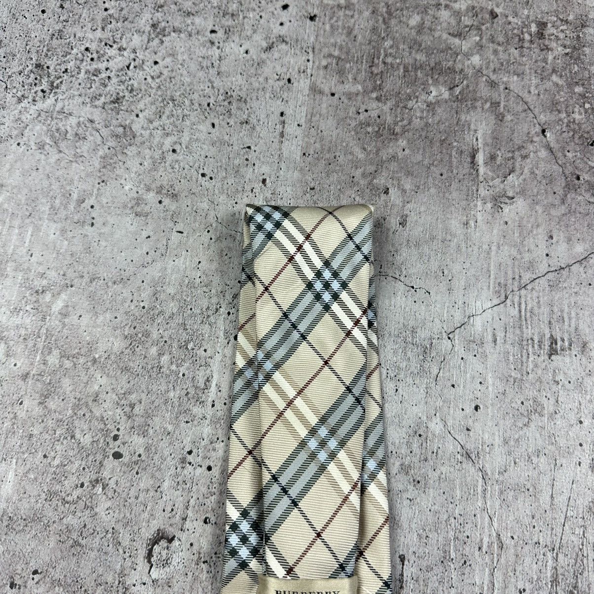 Burberry Men's Vintage Burberry London Nova Check Tie Size ONE SIZE - 6 Thumbnail