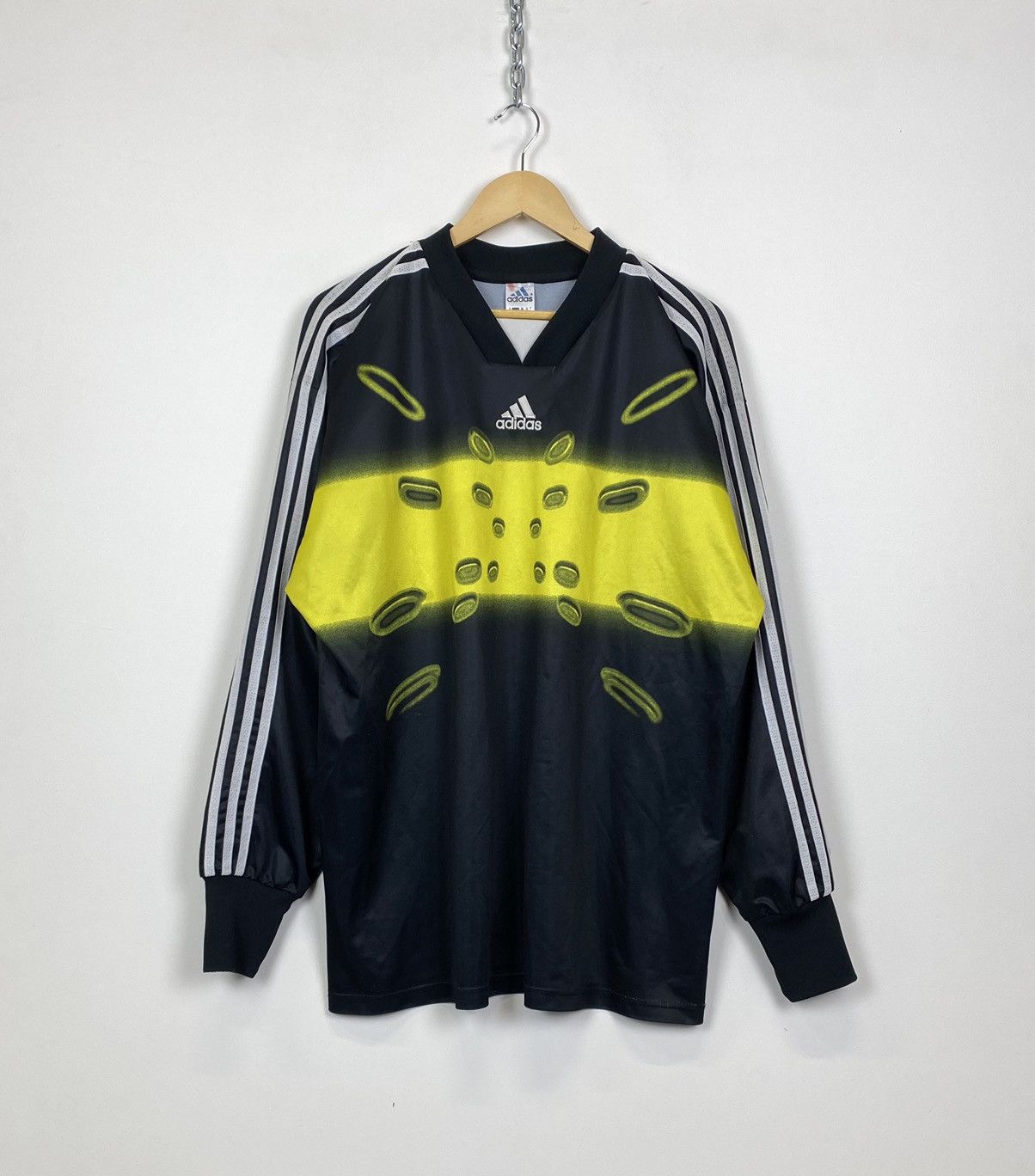 Vintage Vintage 90’s Adidas Goalkeeper Soccer Jersey Football Shirt Size US XL / EU 56 / 4 - 1 Thumbnail