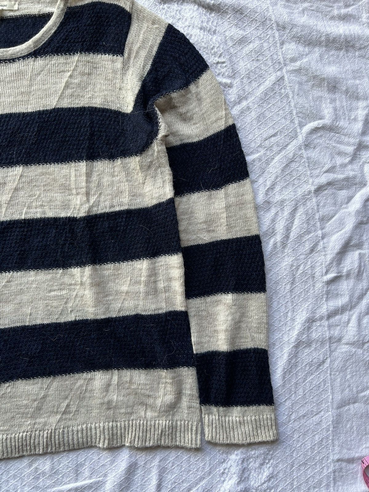 Issey Miyake × Japanese Brand 💸BINDINGOFFER💸Japanese Knit Stripe Good day Long Sleeve Size US M / EU 48-50 / 2 - 4 Thumbnail