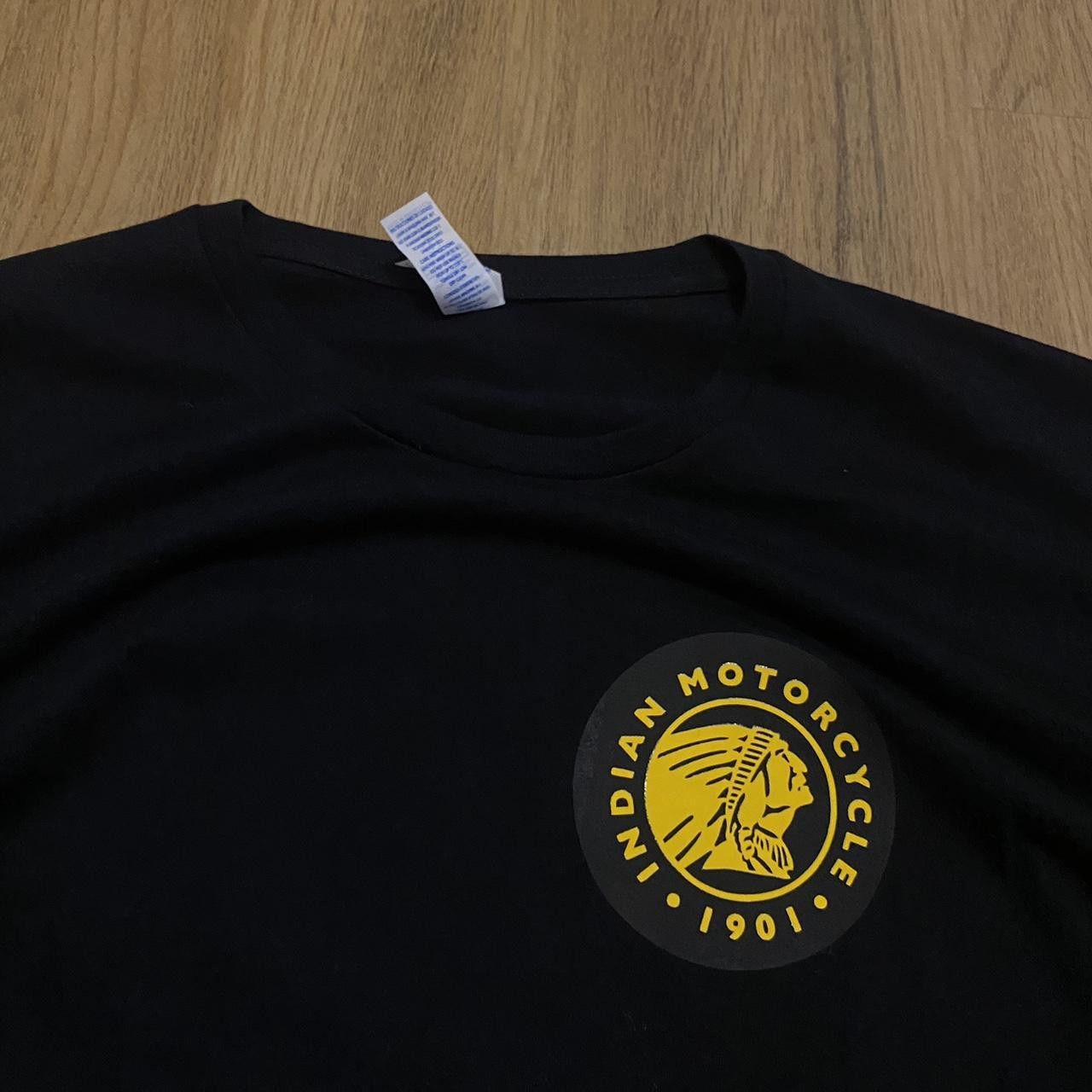 Other Indian Motorcycle black cotton tee #bikerstyle Size US L / EU 52-54 / 3 - 4 Thumbnail