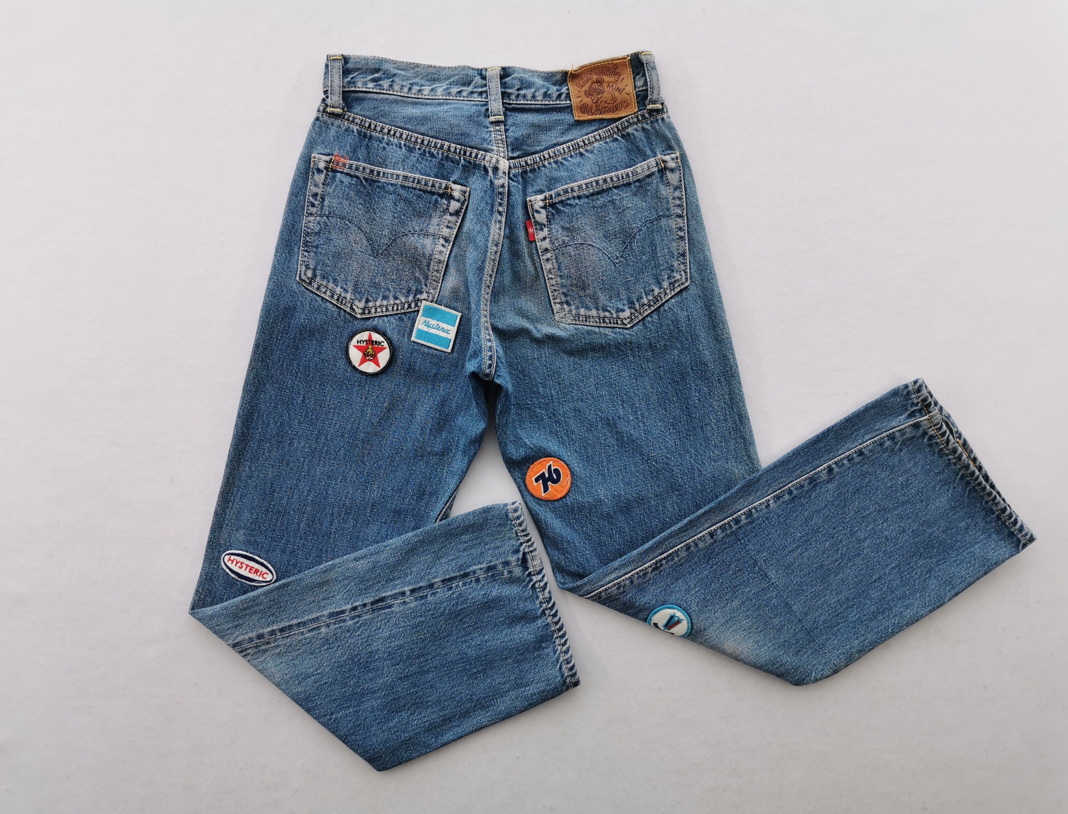 Hysteric Glamour Vintage 90s Hysteric Glamour Selvedge Patch Denim Size 23" - 5 Thumbnail