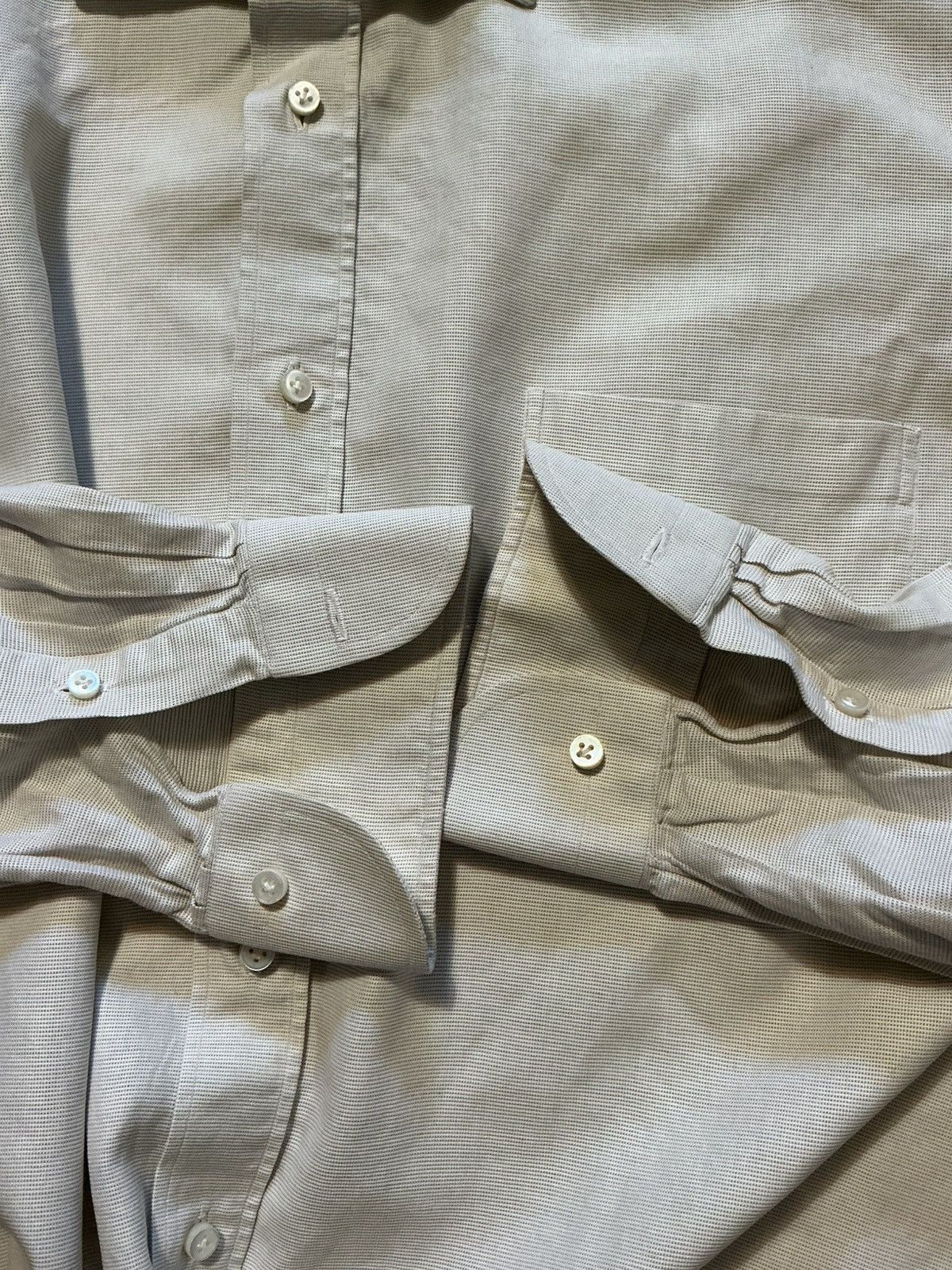 Luigi Borrelli $475 Luigi Borrelli Handmade Made In Italy Dress Shirt Size US M / EU 48-50 / 2 - 6 Thumbnail