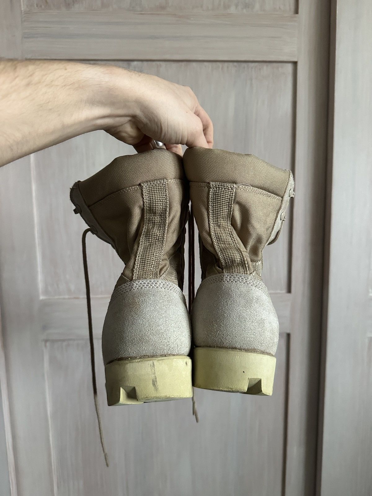 MIL-TEC Vintage cordura military combat boots desert tan Size US 7 / EU 40 - 5 Thumbnail