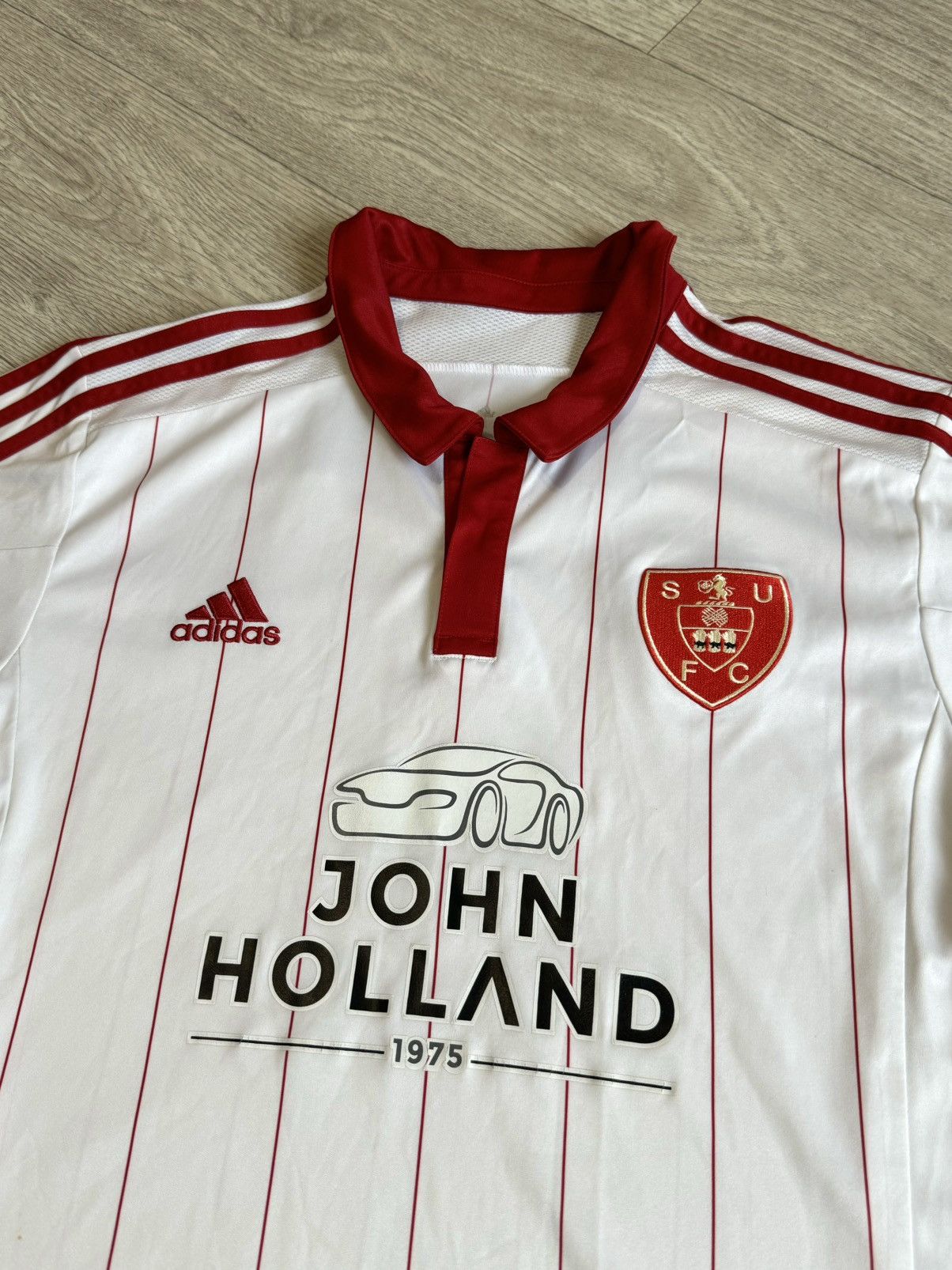 Adidas 🔷Adidas Sheffield United 2015/16 Soccer jersey🔷 Size US XL / EU 56 / 4 - 4 Thumbnail