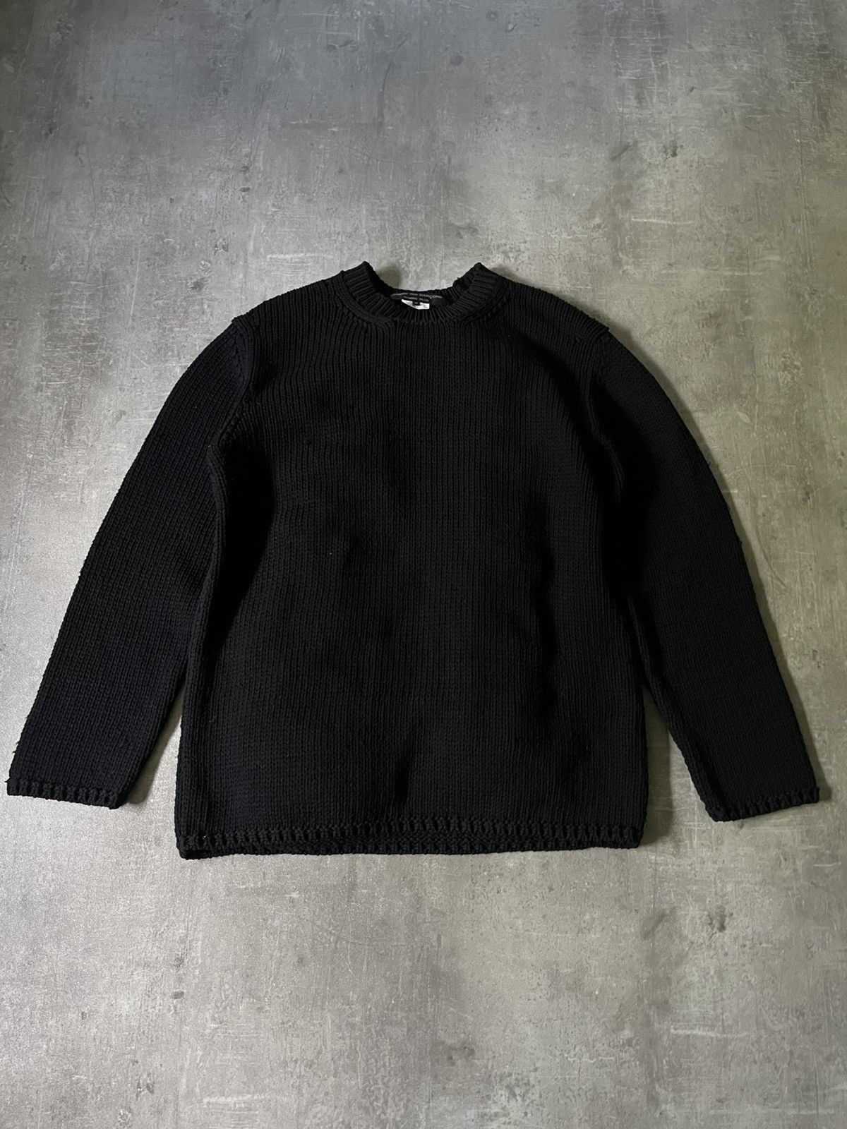 Comme des Garcons × Comme des Garcons Homme Plus × Japanese Brand Comme des Garcons Homme Plus braid black sweater knit Size US M / EU 48-50 / 2 - 7 Thumbnail