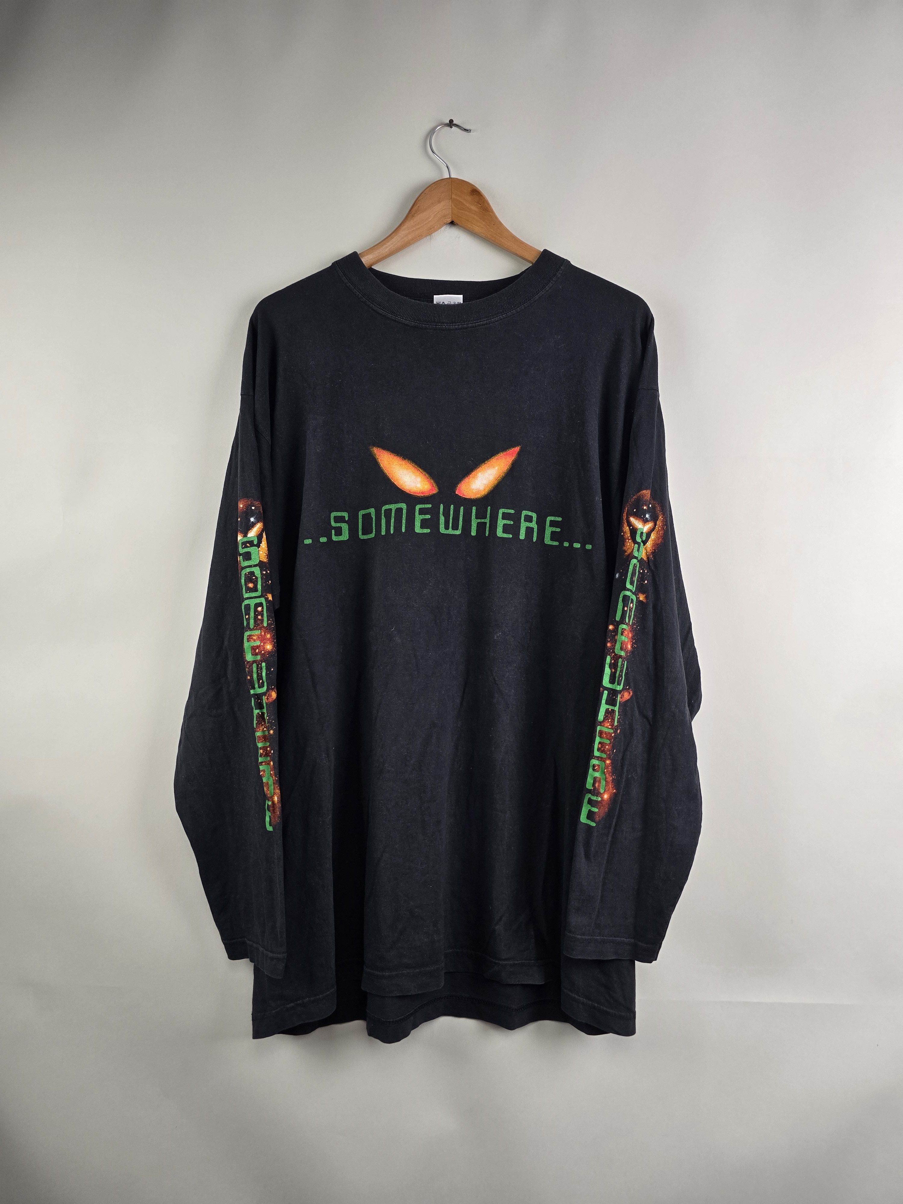 Alien Workshop × Vintage 90s Alien UFO Long Sleeve XL 23.5" 32" Size US XL / EU 56 / 4 - 7 Thumbnail