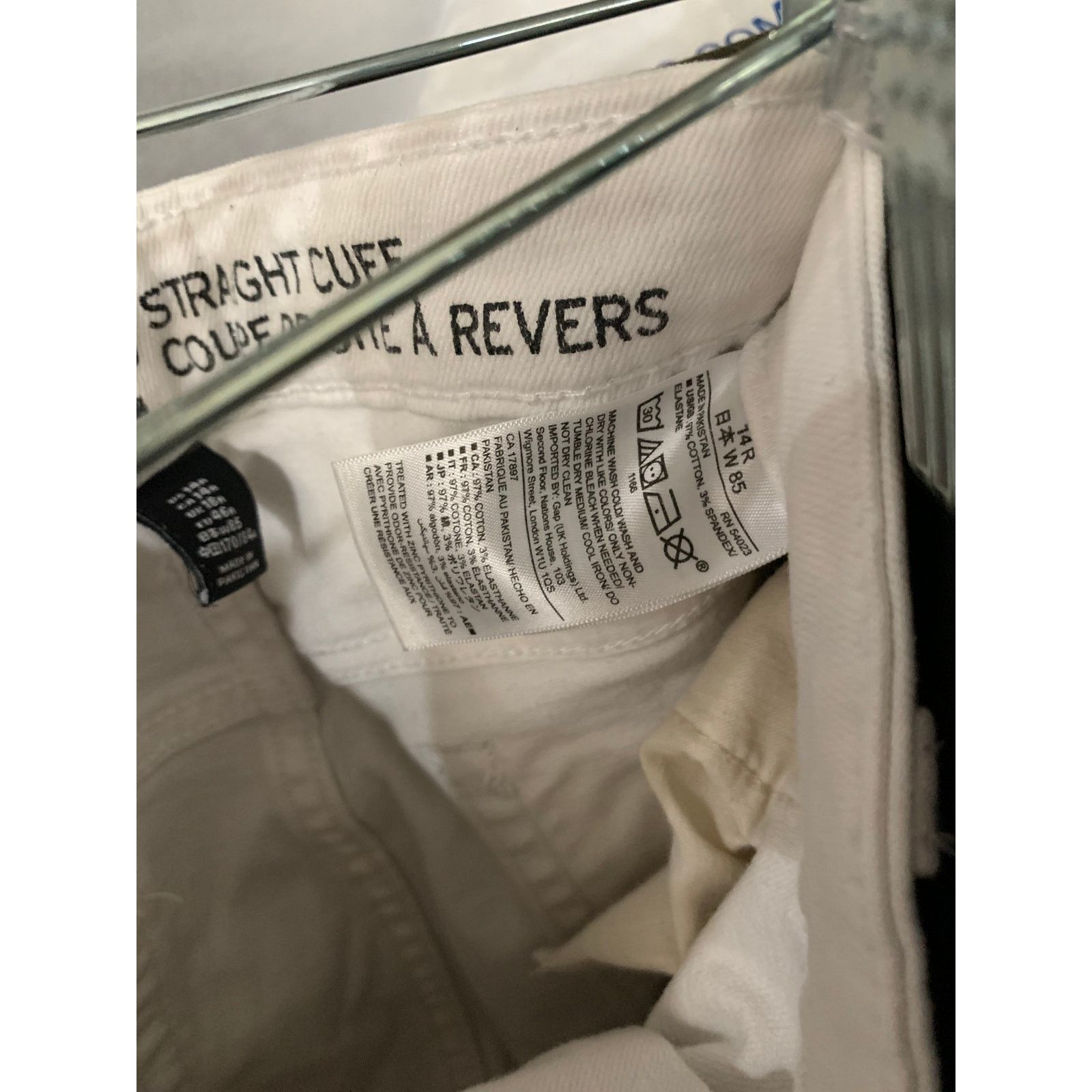 Gap GAP Women's Pants Size 14 White Color Size 36" / US 14 / IT 50 - 3 Thumbnail
