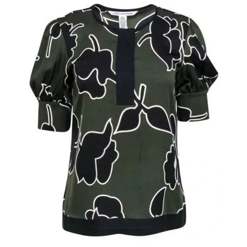 Diane von Furstenberg Diane Von Furstenberg Silk Floral Blouse Size 4 Size S / US 4 / IT 40 - 8 Thumbnail