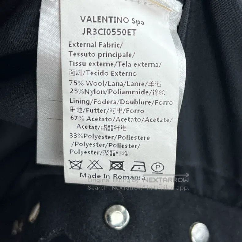 Valentino Valentino Black willow studded tweed jacket Size S / US 4 / IT 40 - 5 Thumbnail