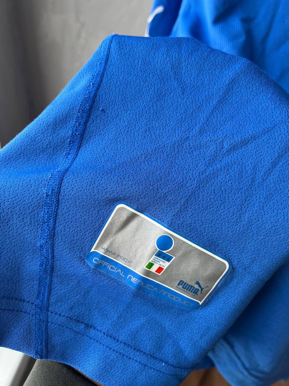 Puma 2003/04 ITALY(ITALIA) NATIONAL TEAM SOCCER JERSEY SHIRT L Size US L / EU 52-54 / 3 - 9 Thumbnail