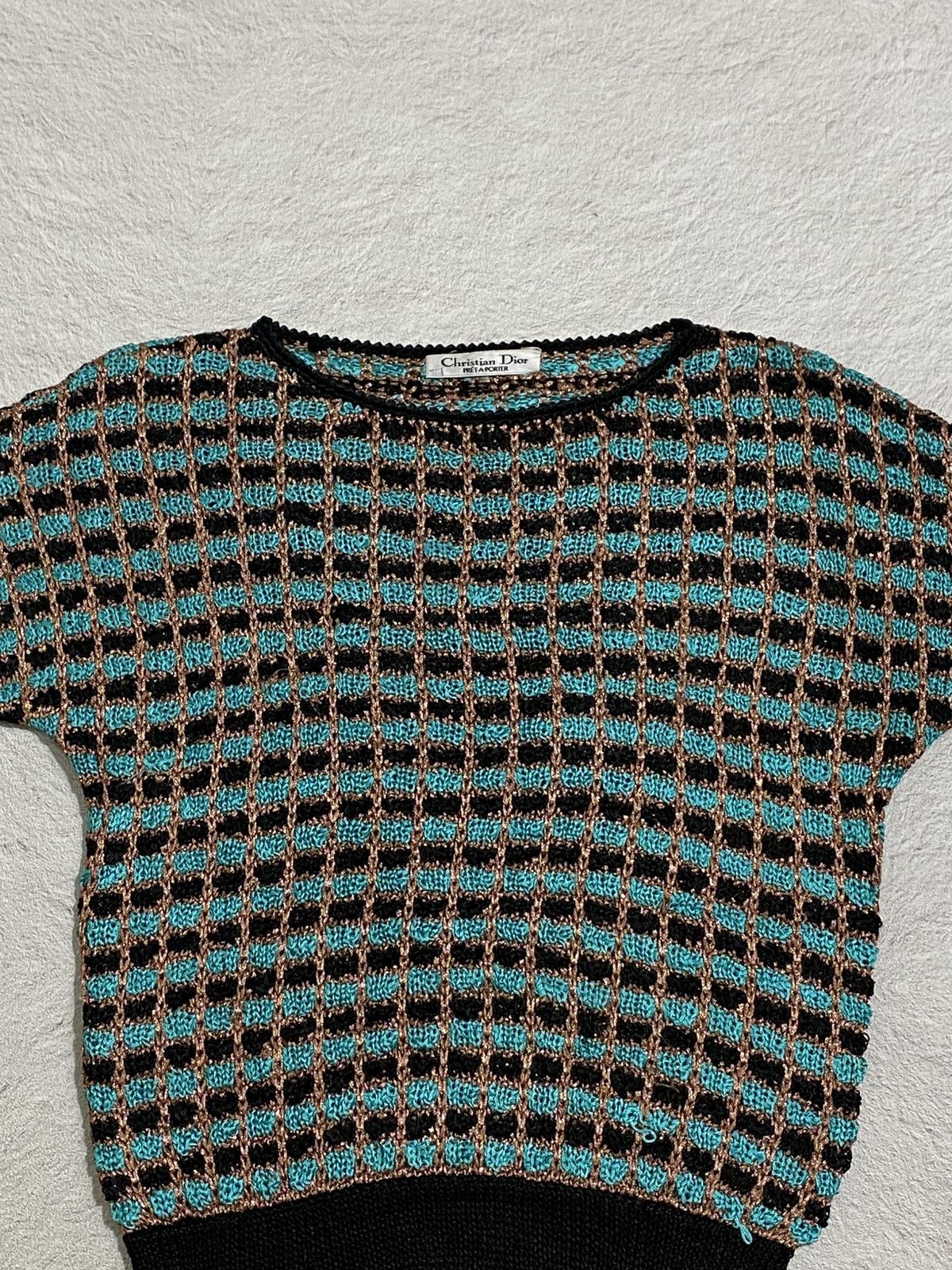 Dior × Vintage RARE ❤️‍🔥 Rare Vintage Christian Dior Pret A Porter Knitwear Size M / US 6-8 / IT 42-44 - 2 Thumbnail