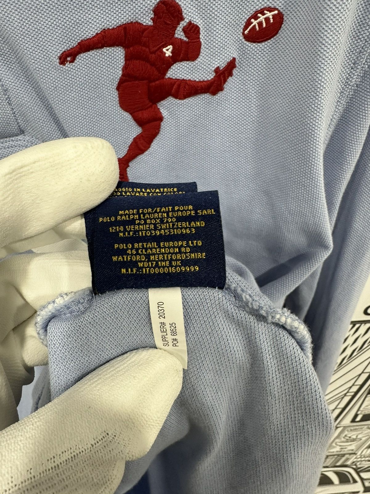 Polo Ralph Lauren Rugby Ralph Lauren Big Kicker R.L.R.C Rugby Baby Blue L Size US L / EU 52-54 / 3 - 8 Thumbnail