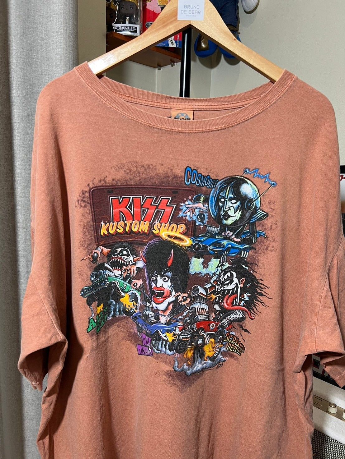 KISS × Vintage Vintage 03-04's Kiss Kustom Shop shirt BN Size US XXL / EU 58 / 5 - 4 Thumbnail