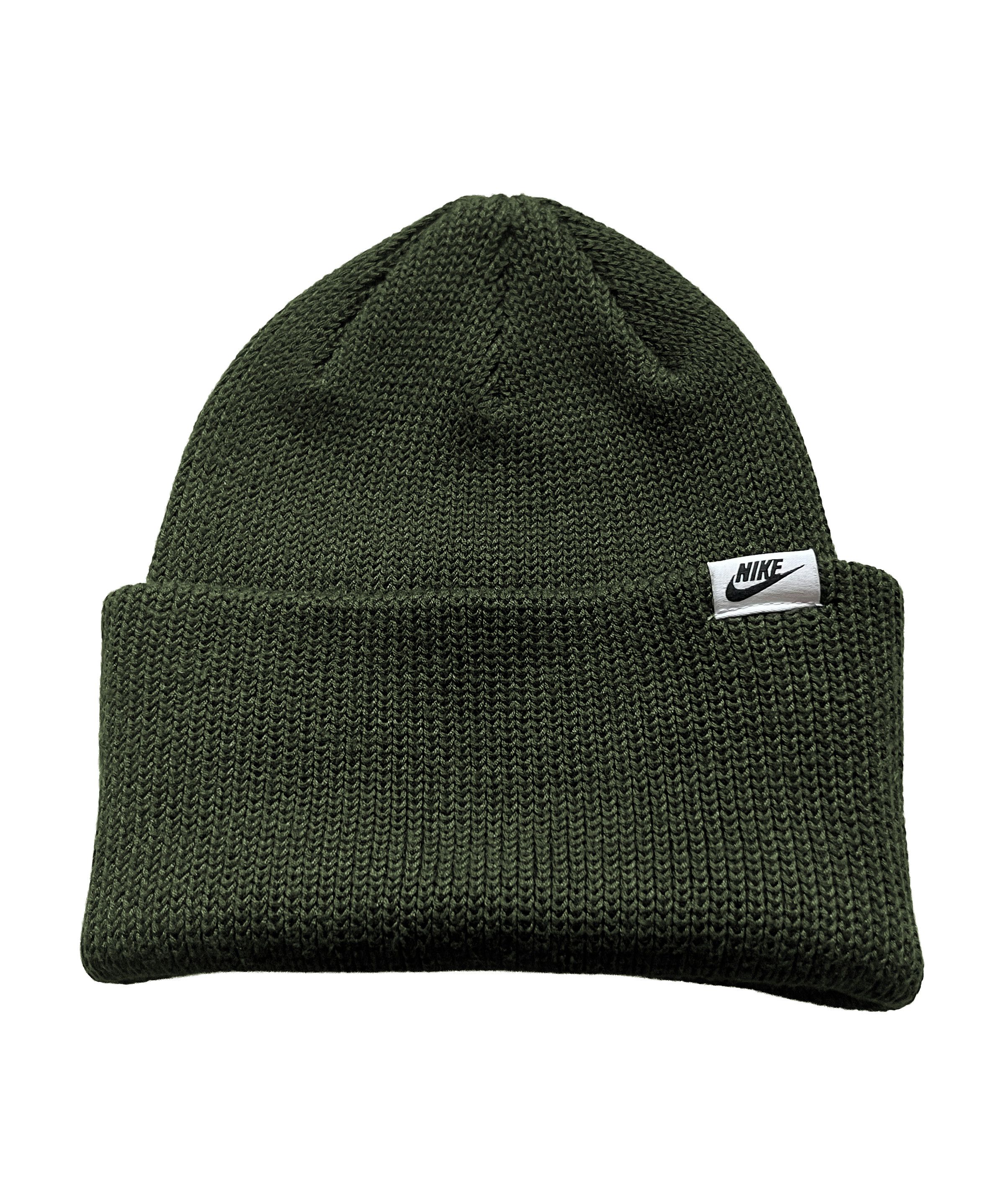 Nike ⚡️QUICK SALE⚡️Nike Dark Green Beanie Face Knit Hat Size ONE SIZE - 1 Thumbnail