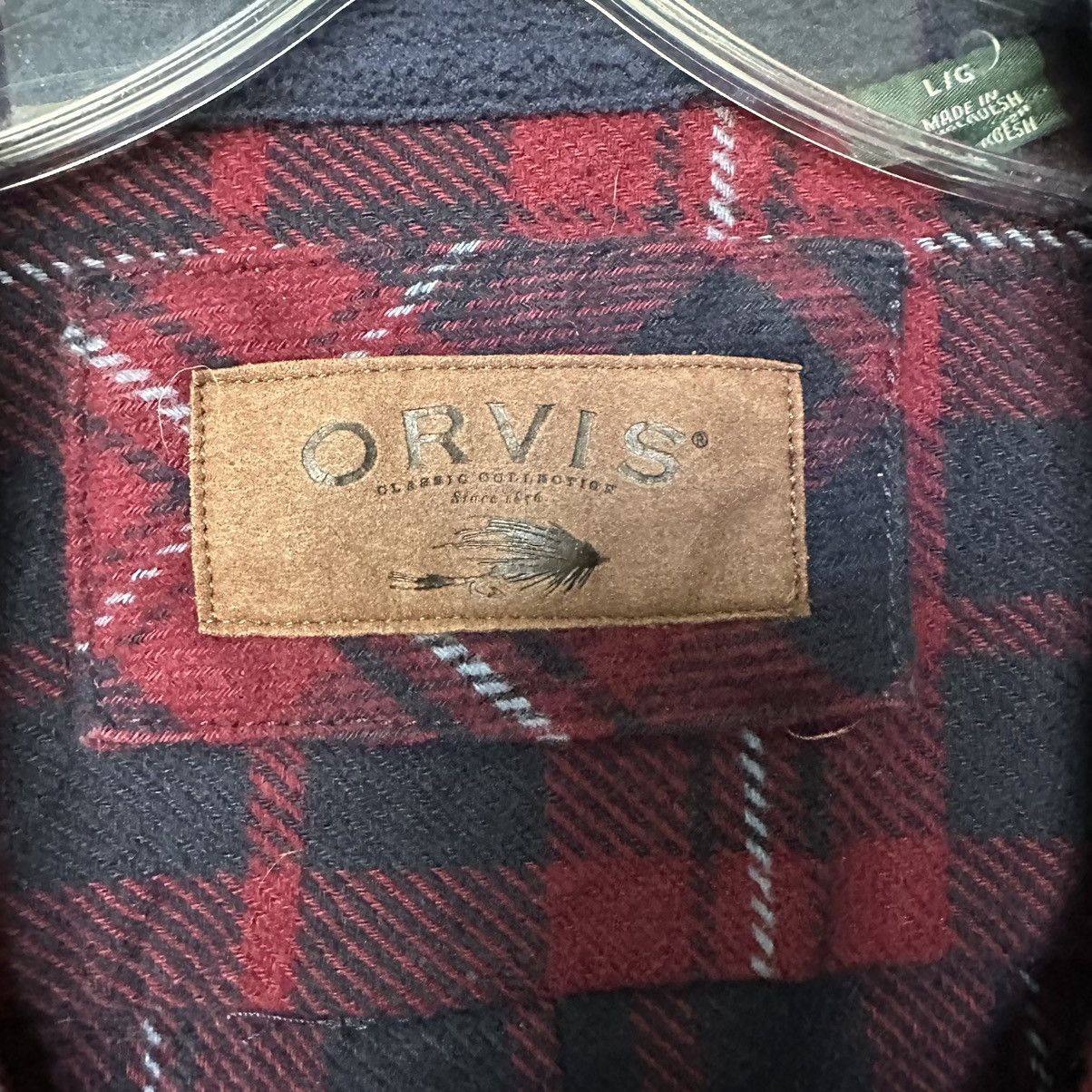 Orvis Orvis Heavy Weight Double Brushed Flannel Button-up Shirt Size US L / EU 52-54 / 3 - 5 Thumbnail