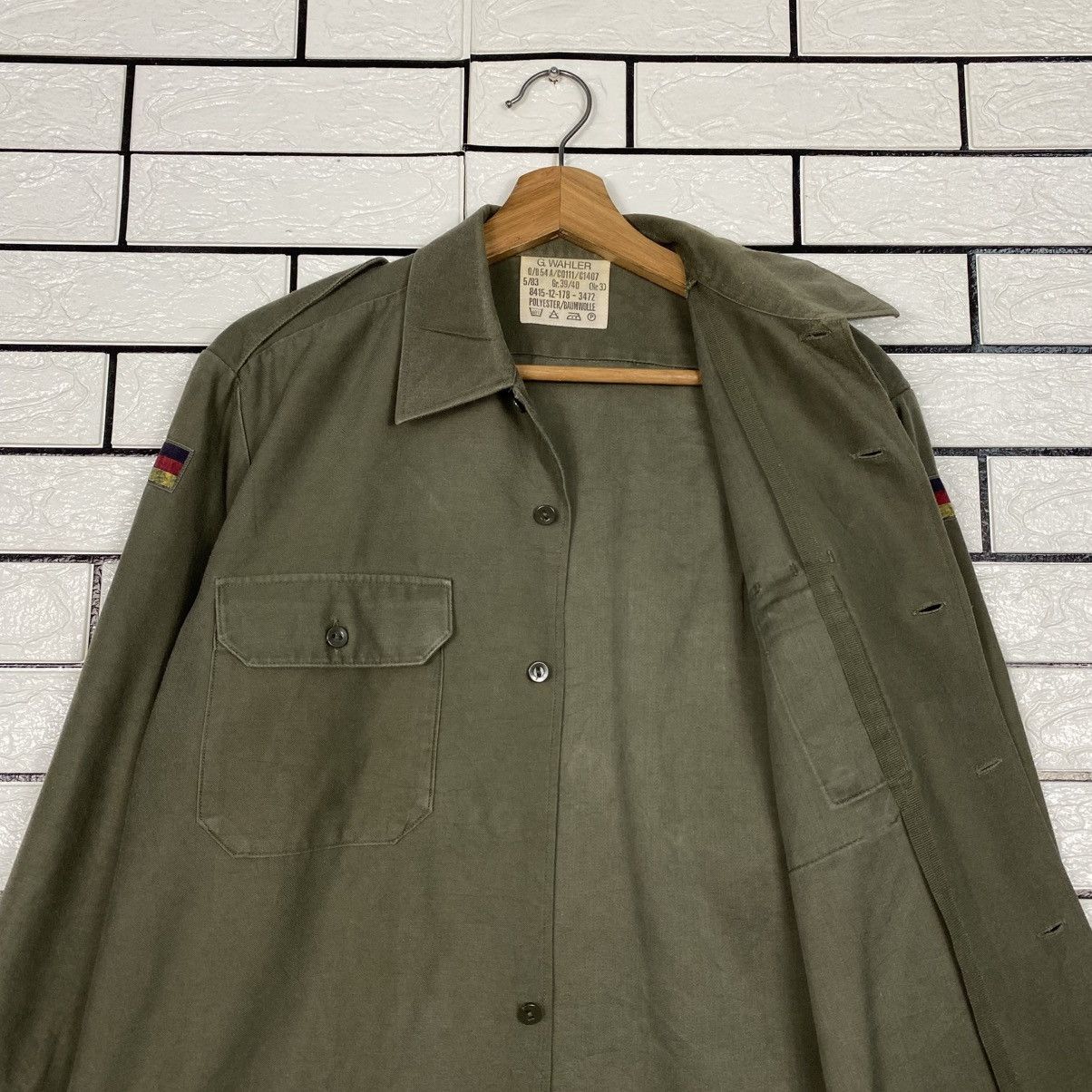 Vintage Vintage Chore Military Jacket Cargo Multi Pocket G. Wahler Size US M / EU 48-50 / 2 - 13 Thumbnail