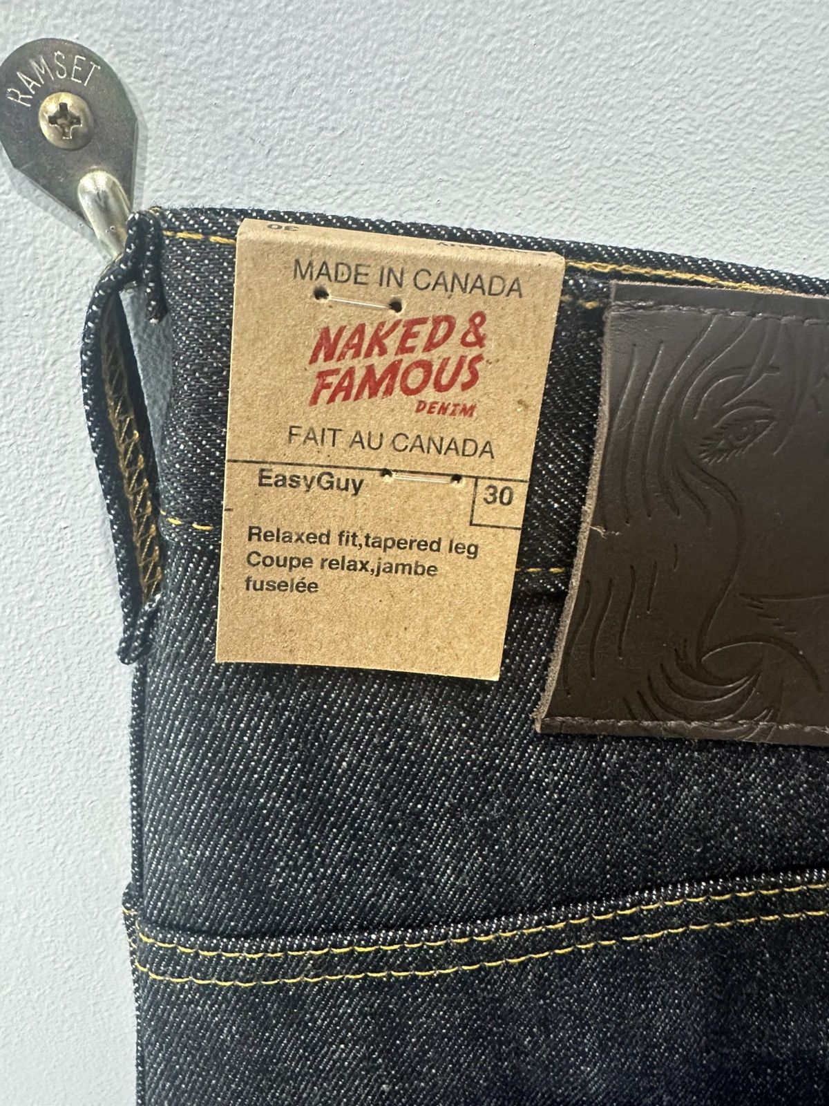 Naked & Famous Easy Guy - Double Dip Selvedge - Indigo Size US 30 / EU 46 - 3 Thumbnail