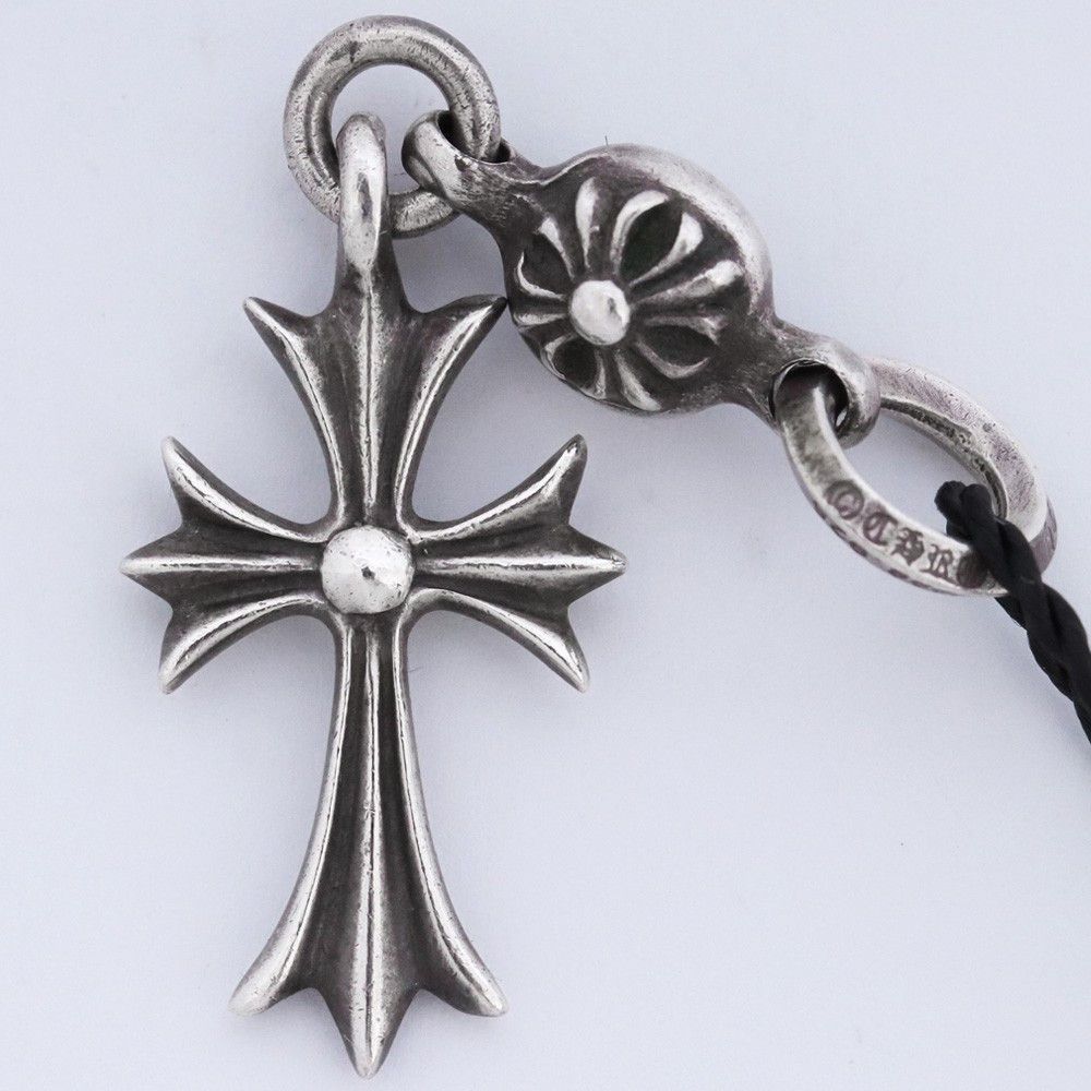 Chrome Hearts 1Ball Tiny CH Cross Pendant | Grailed