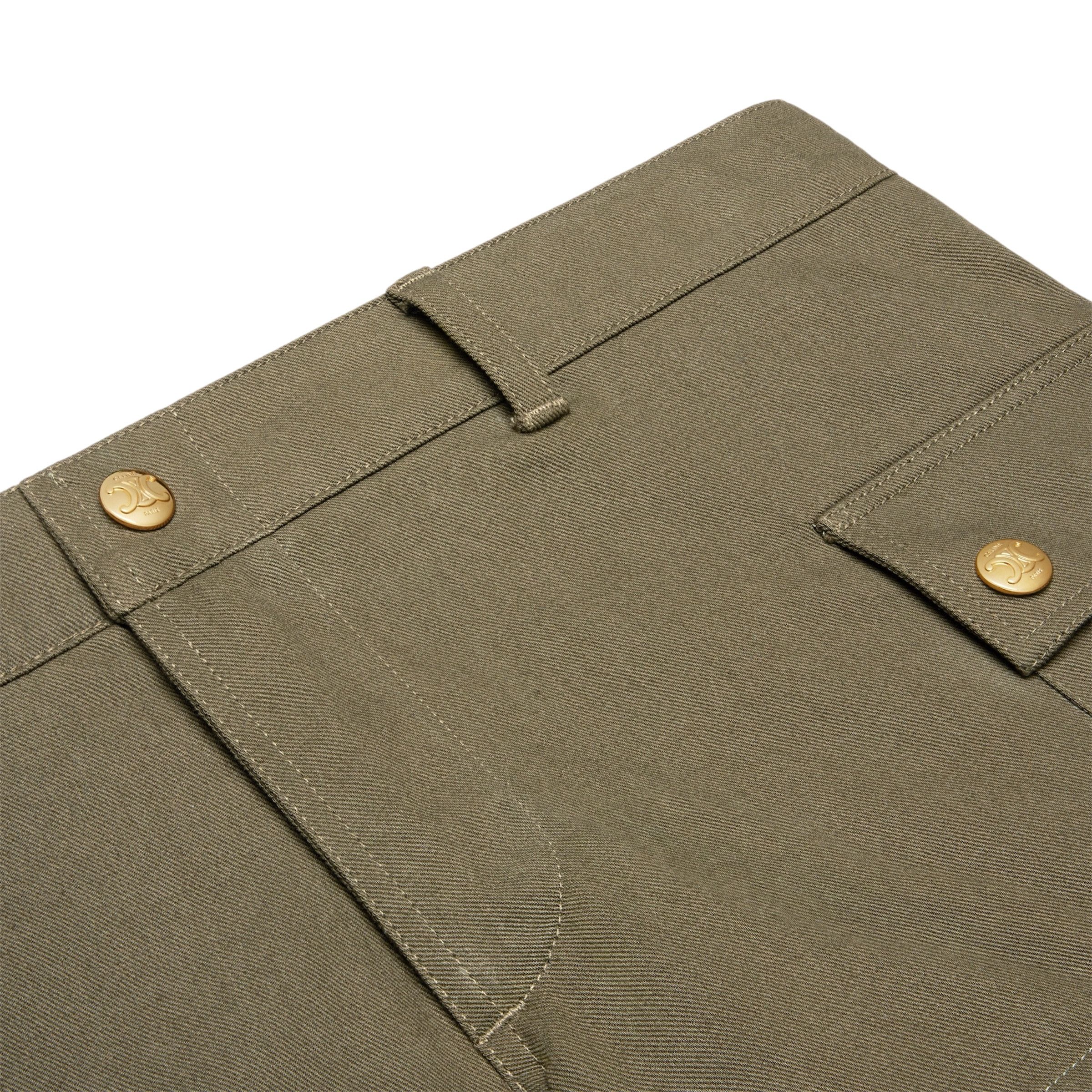 Celine 2Z426177R.02KK Mini Cargo Shorts in Plain Cotton Size 28" / US 6 / IT 42 - 3 Thumbnail
