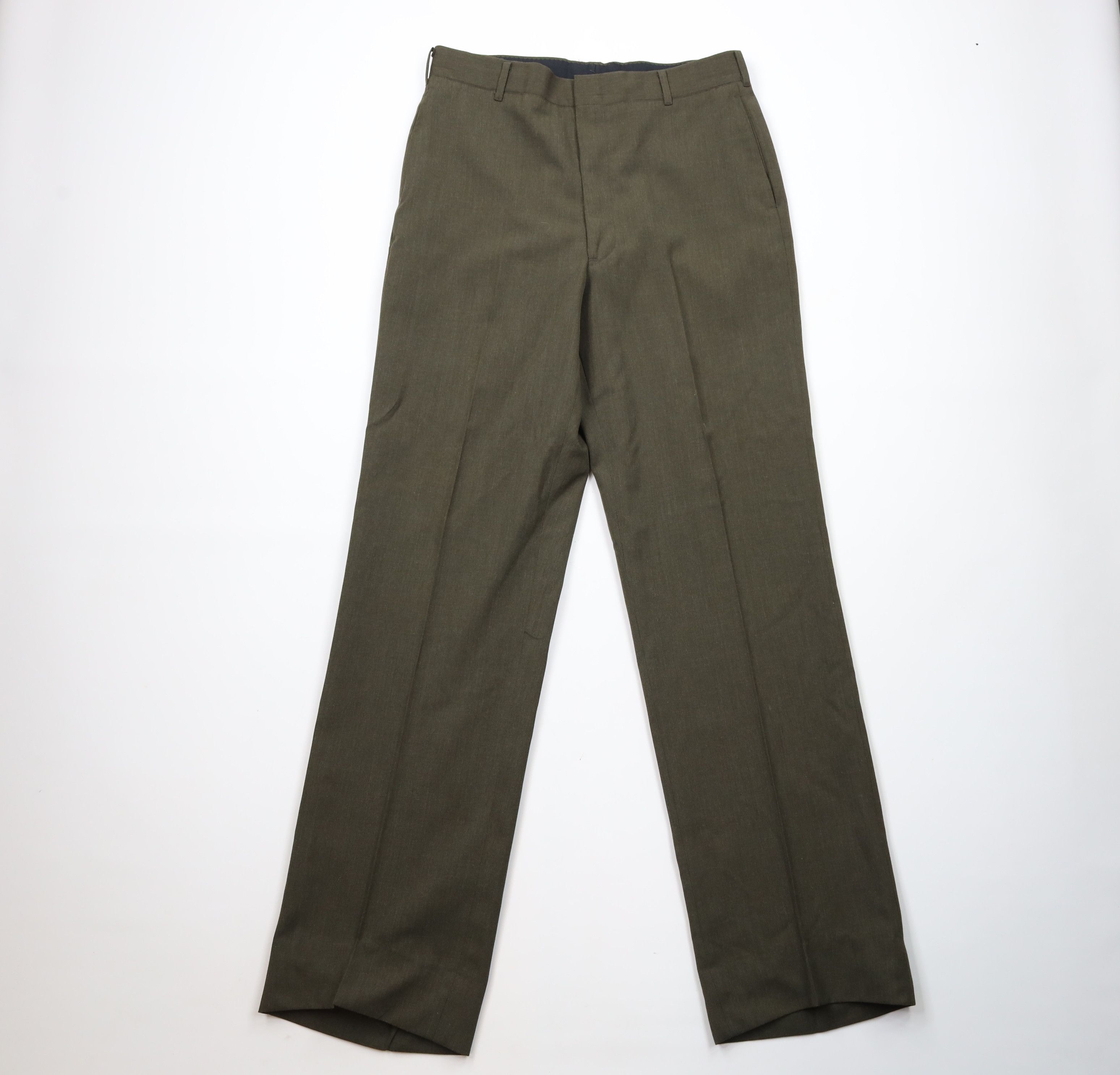 Vintage Vintage 90s Military Wide Leg Marine Corp Trousers Pants USA Size US 32 / EU 48 - 1 Thumbnail