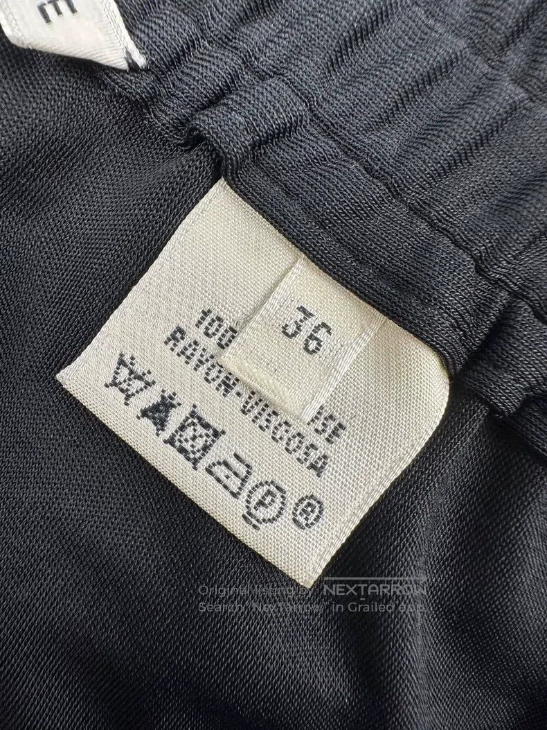 Hermes Hermes Casual Wide Leg Long Pants, Black Size 24" / US 00 / IT 34 - 9 Thumbnail