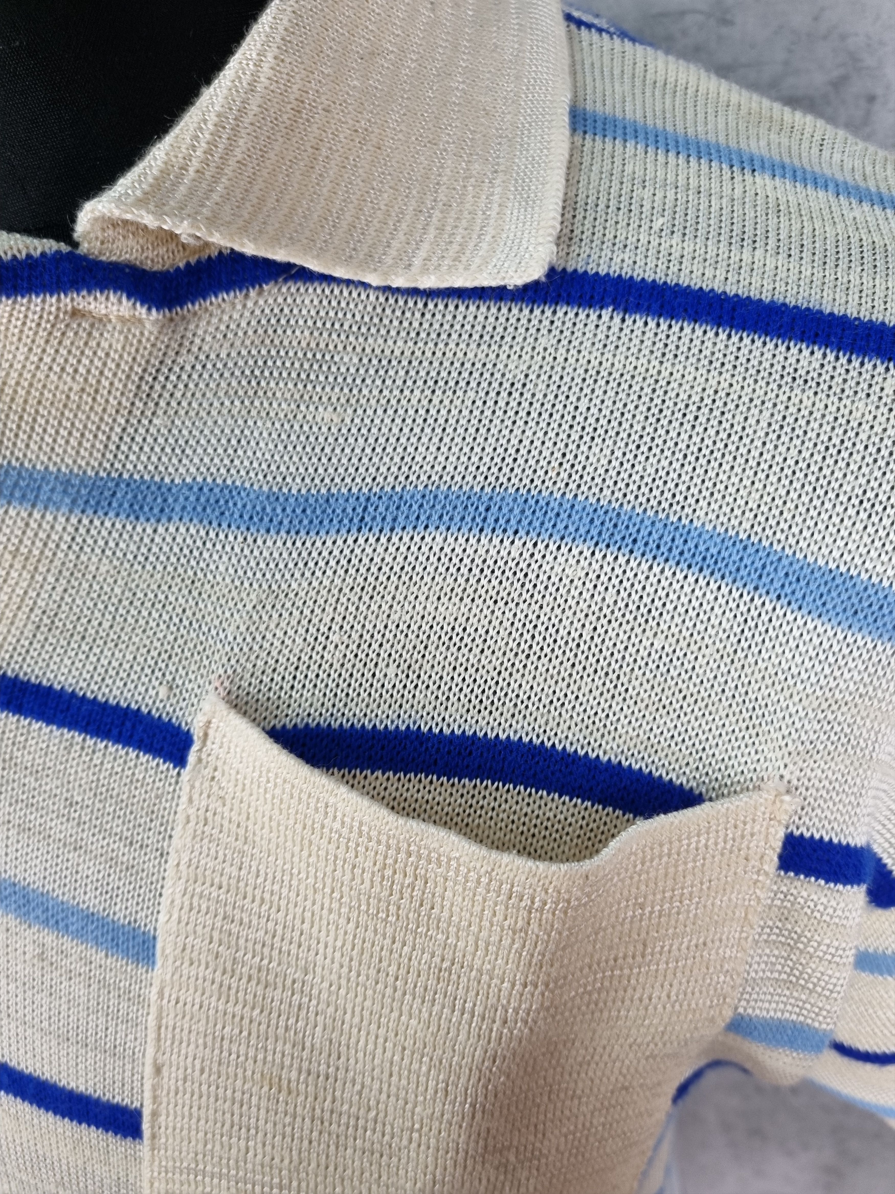 Vintage 90s Rare Knitted Vintage Polo Size US M / EU 48-50 / 2 - 16 Thumbnail