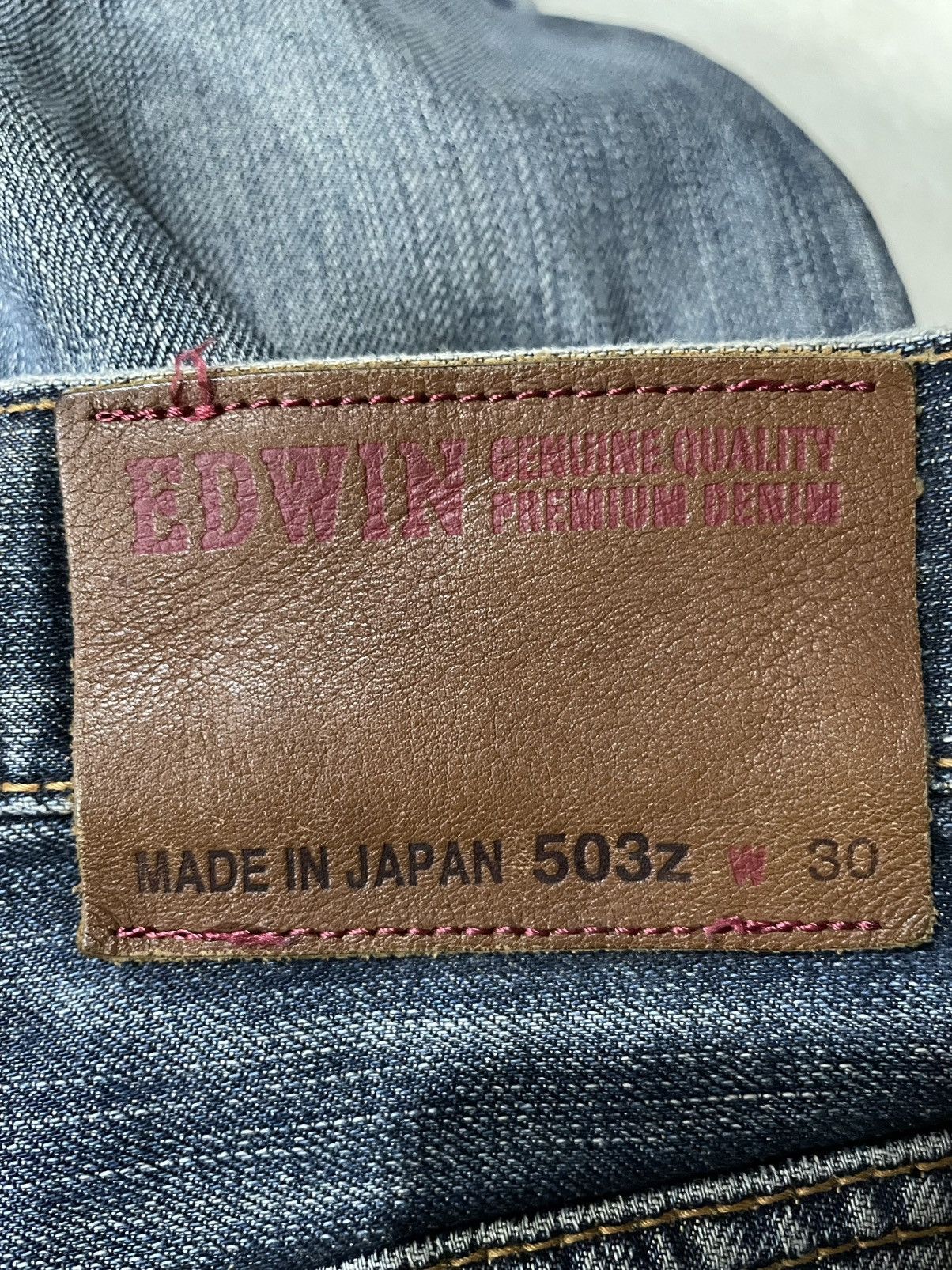Edwin Vintage Edwin 503 Japanese Brand Distressed Mudwash Faded Size US 33 - 18 Thumbnail