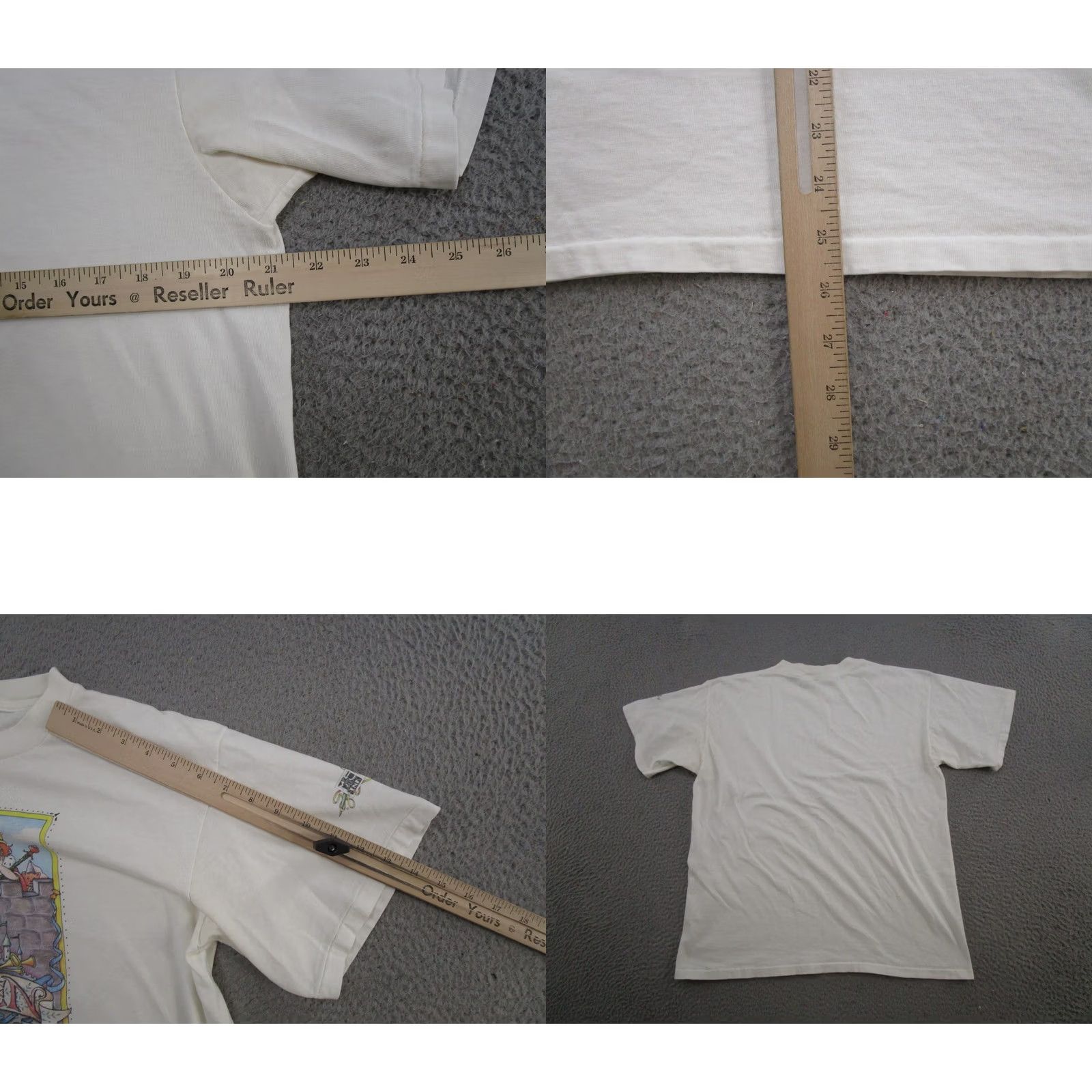 Stafford VINTAGE 90s The Queen Of Everything Mary Engelbreit Single Stitch Tee SZ L Read Size US L / EU 52-54 / 3 - 8 Thumbnail