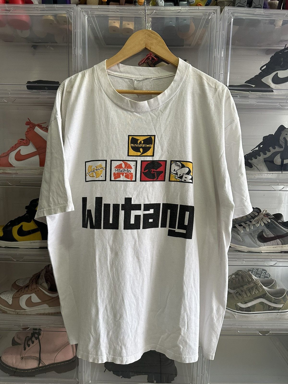 Rap Tees Vintage Wutang Methodman Raptees 90’s Rare XL size Size US XL / EU 56 / 4 - 2 Thumbnail