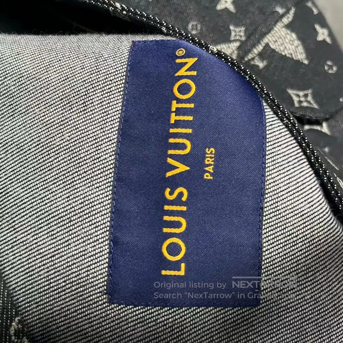 Louis Vuitton black star logo button-up jacket. Size US XXL / EU 58 / 5 - 2 Thumbnail