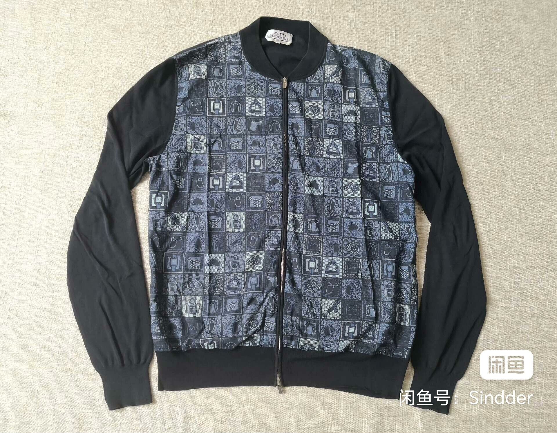 Hermes Hermes Men's Knit Jacket Coat Size US M / EU 48-50 / 2 - 1 Thumbnail