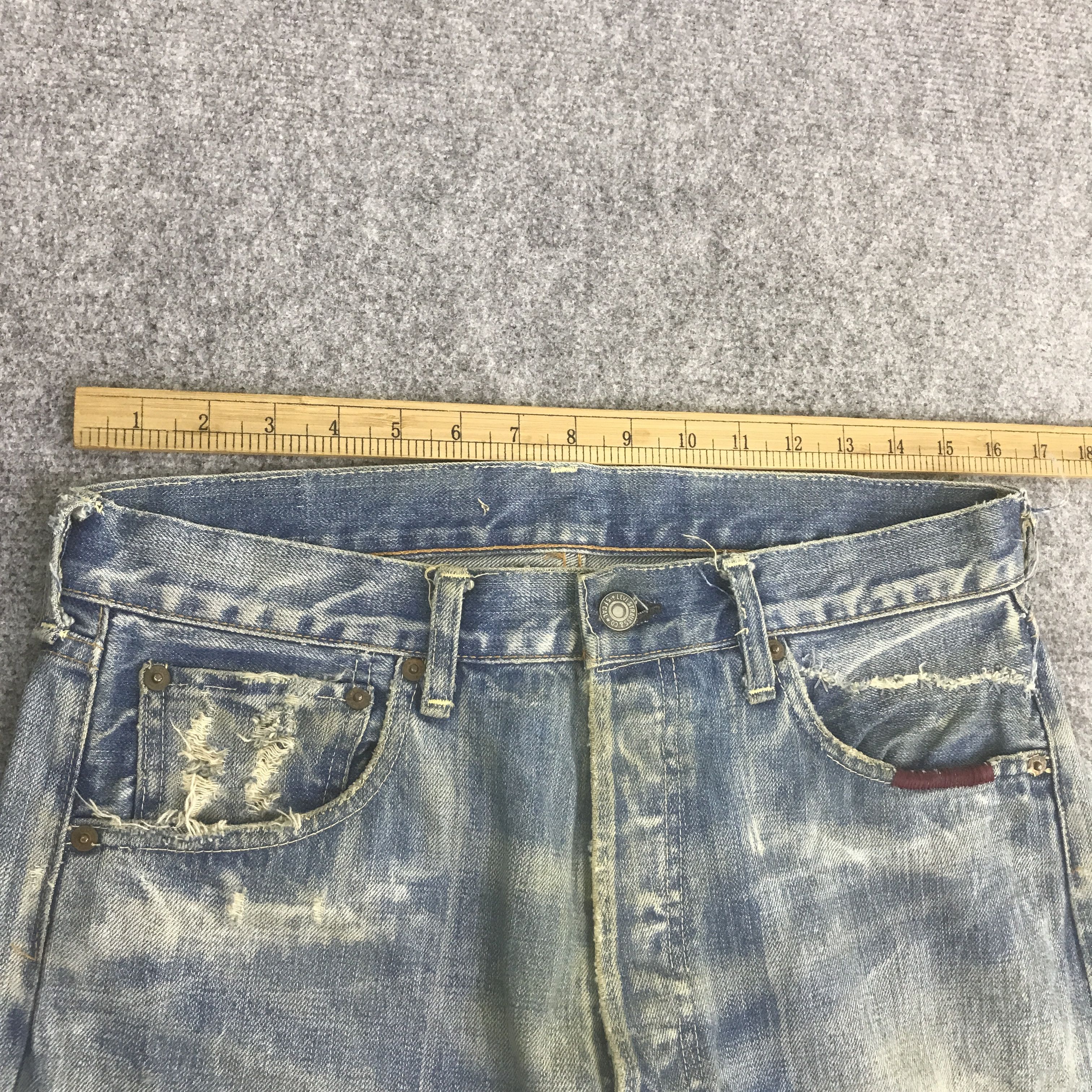 Levi's LEVIS 501 PATCHWORK JEANS DEMIM PANTS K129B8 Size US 32 / EU 48 - 7 Thumbnail