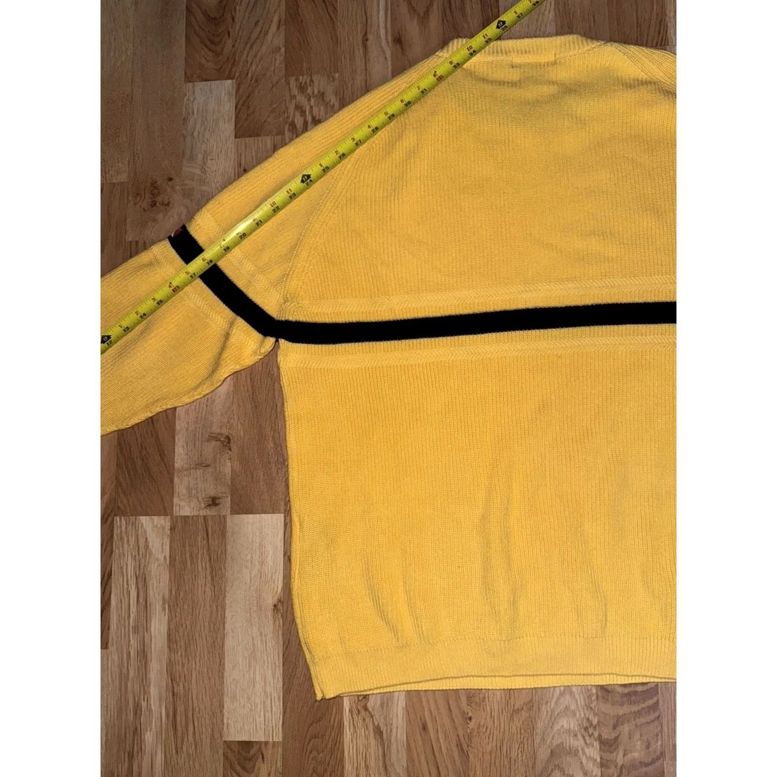 Nautica VINTAGE Nautica Sweater Men's L Yellow Spell Out Size US L / EU 52-54 / 3 - 7 Thumbnail