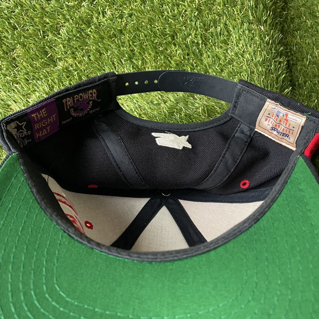 Starter Vintage Starter Atlanta Braves Snapback Hat Tripower Wool Size ONE SIZE - 3 Thumbnail