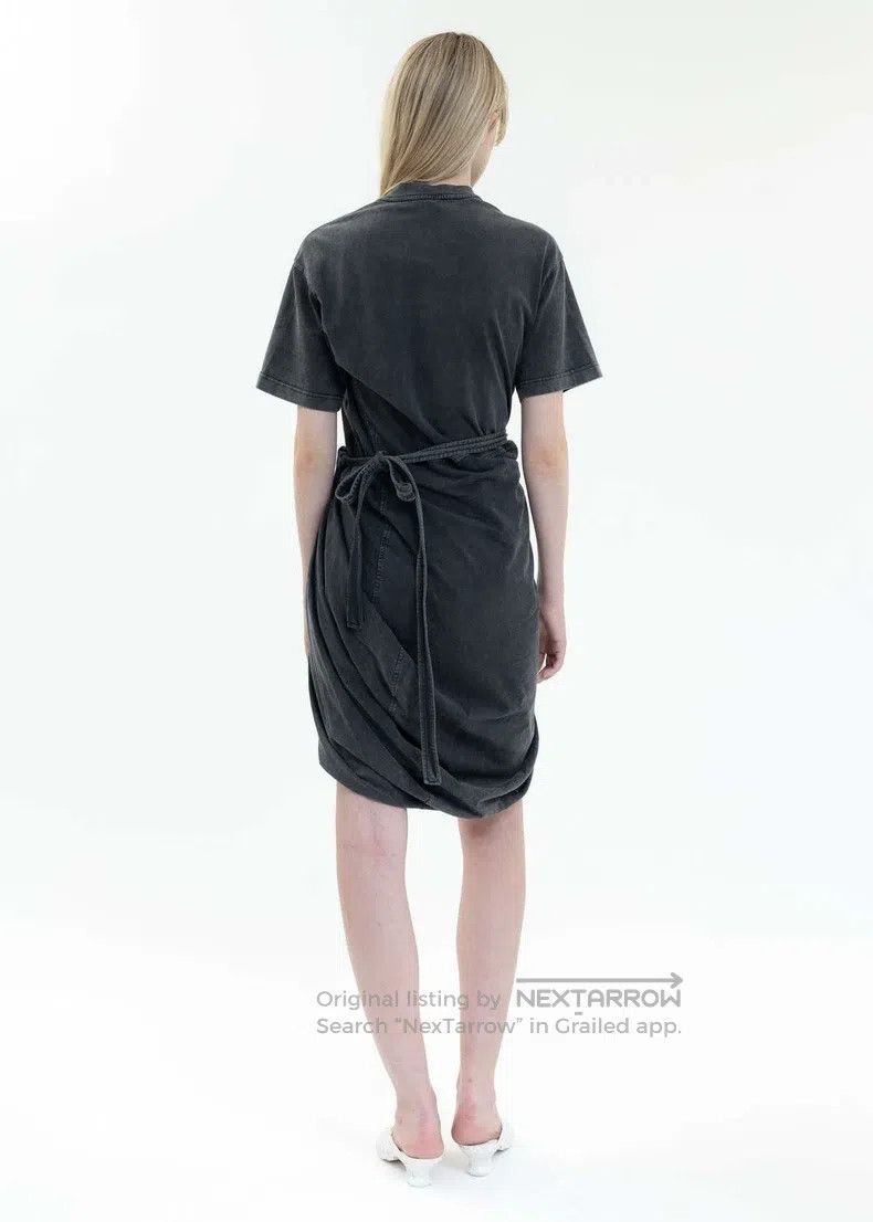 Y/Project Y/Project 36 Dark gray irregular lace-up dress Size S / US 4 / IT 40 - 3 Thumbnail