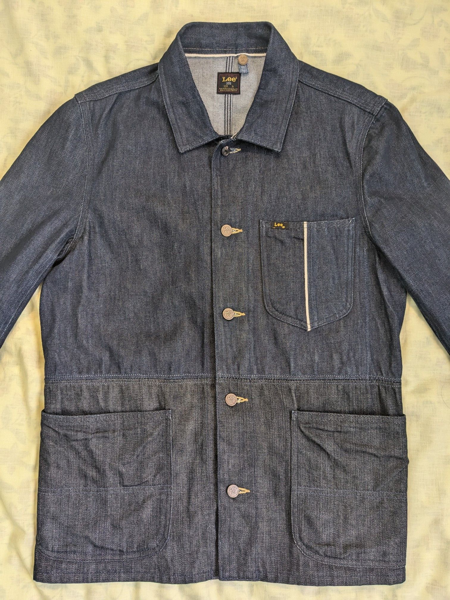 Lee Lee 101 workwear jacket (chore coat, bleu de travail) Size US M / EU 48-50 / 2 - 1 Thumbnail
