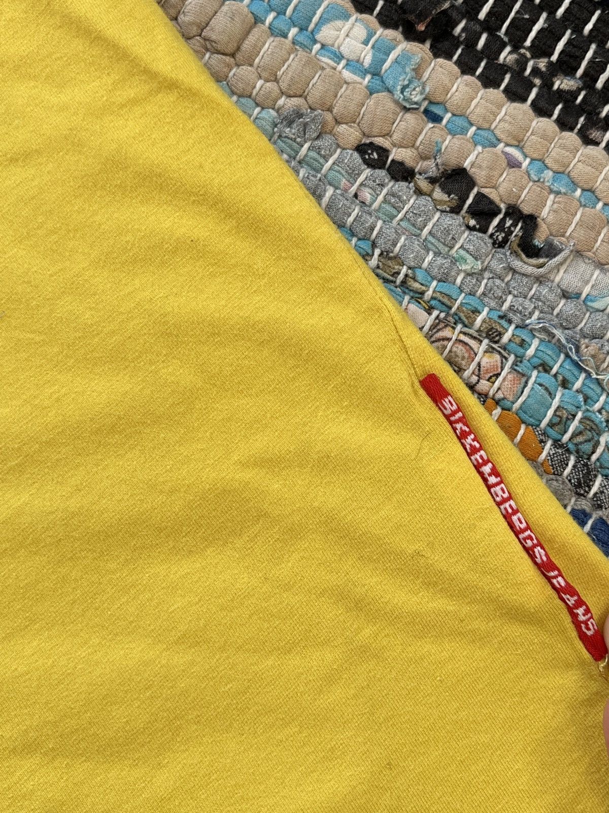 Dirk Bikkembergs × Vintage Bsg dirk bikkembergs jeans yellow tee t-shirt made in Italy Size US S / EU 44-46 / 1 - 3 Thumbnail