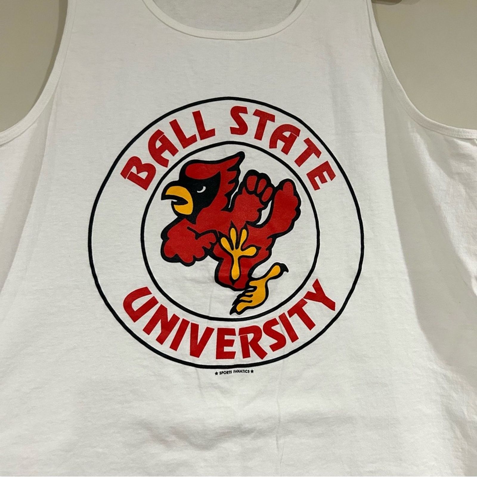 Fruit Of The Loom Vintage Ball State University Cardinals Tank Top Size US XL / EU 56 / 4 - 2 Thumbnail
