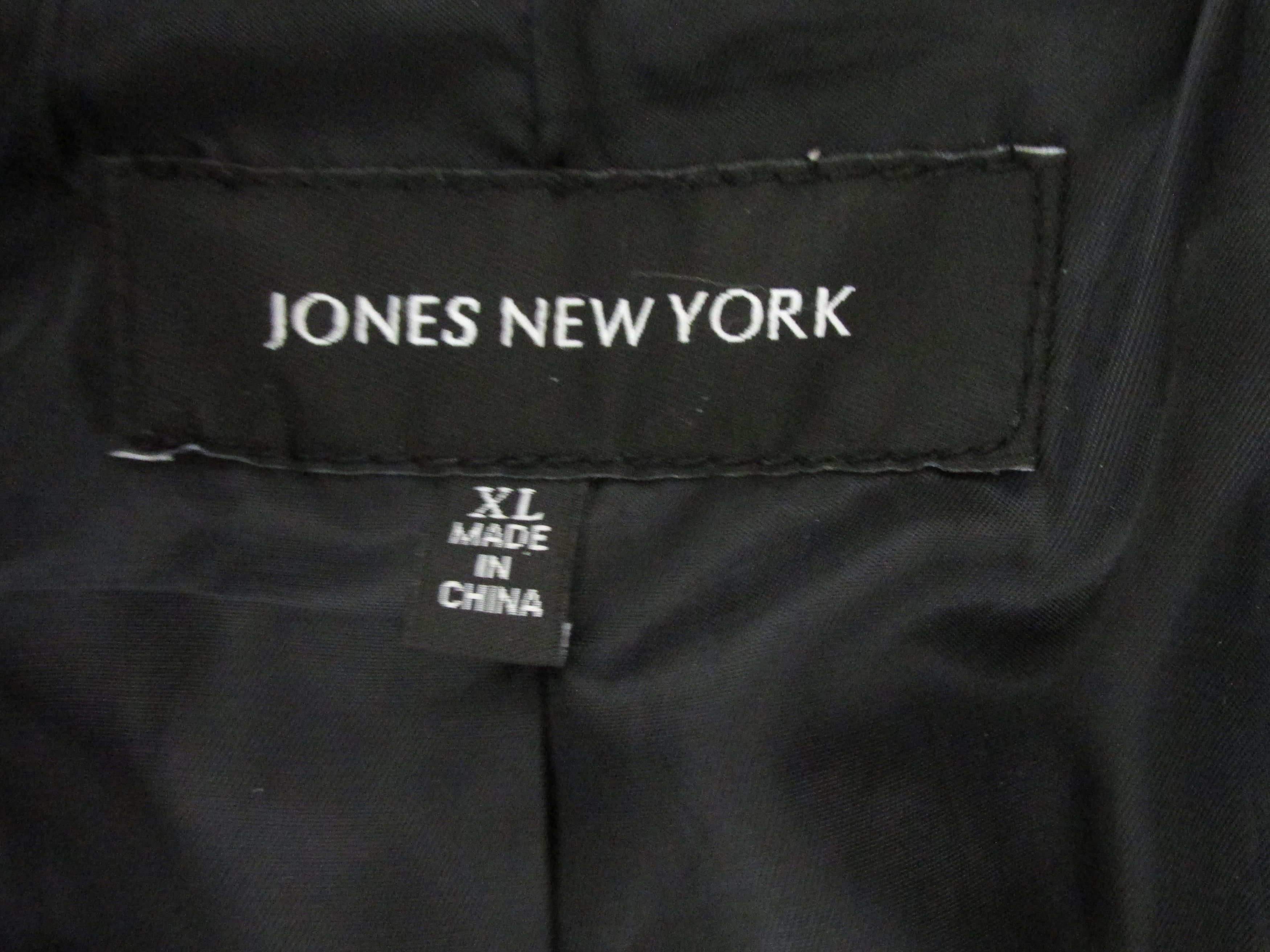 Jones New York Jones NY Women's Motorcycle Styled Leather Jacket Size XL Size XL / US 12-14 / IT 48-50 - 2 Thumbnail